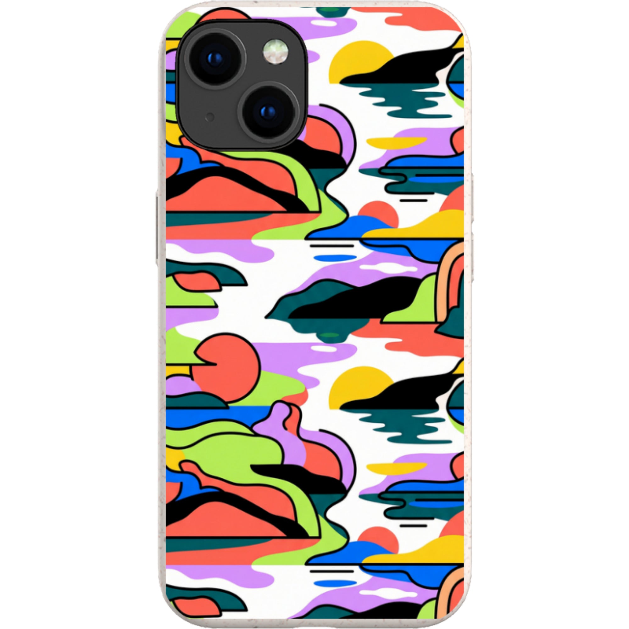 Archipelago Color Motion by Salla Niemi — iPhone 15 iPhone Bio-degradable Case — Finnaij