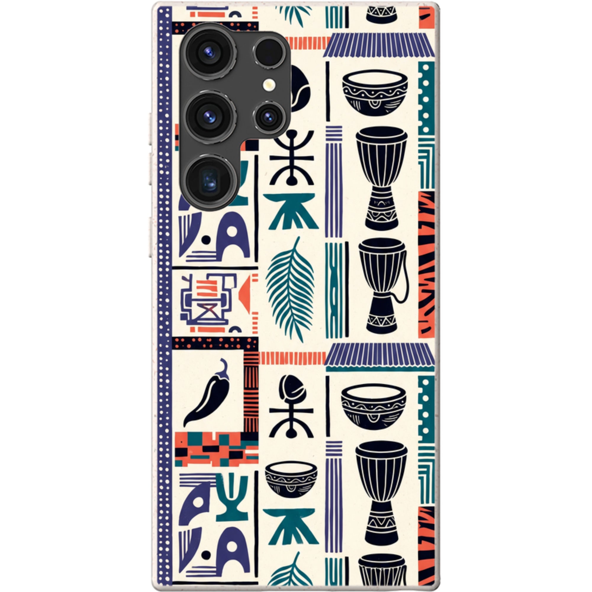 Market Day Icons by Ada Okoye — Galaxy Bio-degradable Case for Samsung Galaxy — Finnaij
