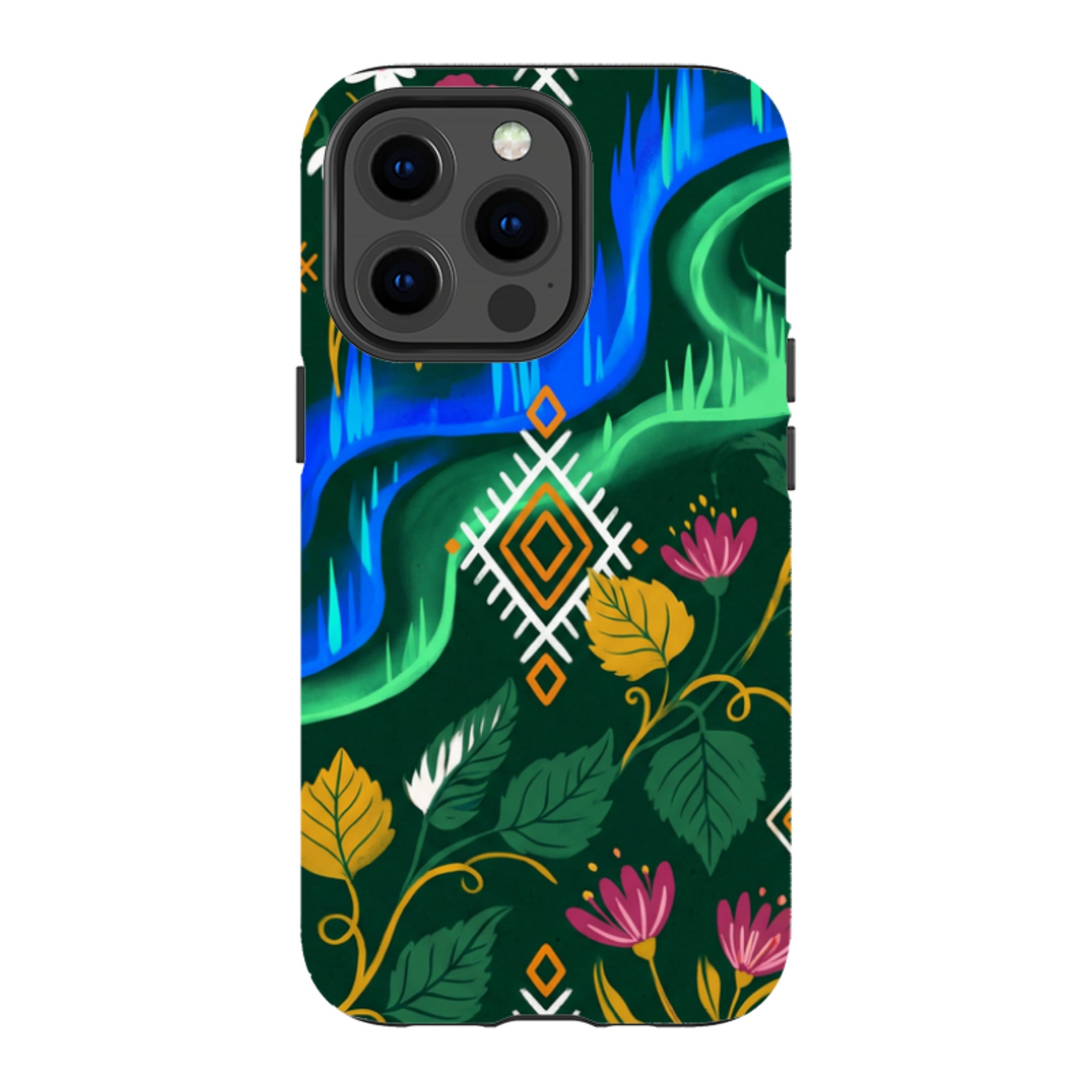 Aurora Birch Bloom by Aino Kallio — iPhone 13 Pro Magsafe Tough Case — Finnaij