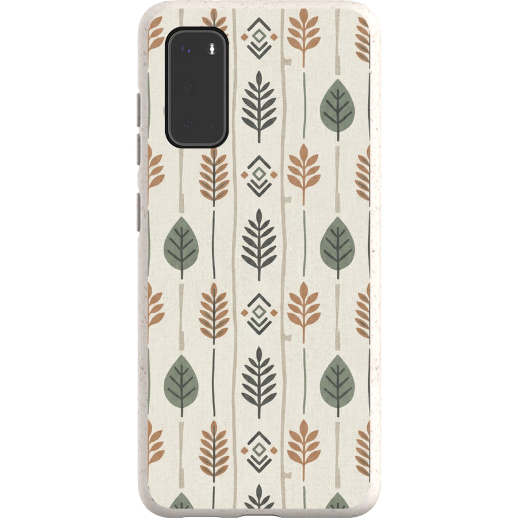 Birch and Linen Pattern by Elsi Vaarala — Samsung Galaxy Bio-degradable Case — Finnaij