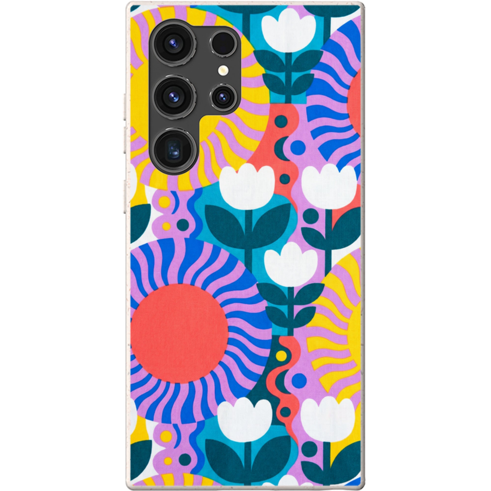Midnight Sun Mod Bloom by Salla Niemi - Samsung Galaxy Bio-degradable Case