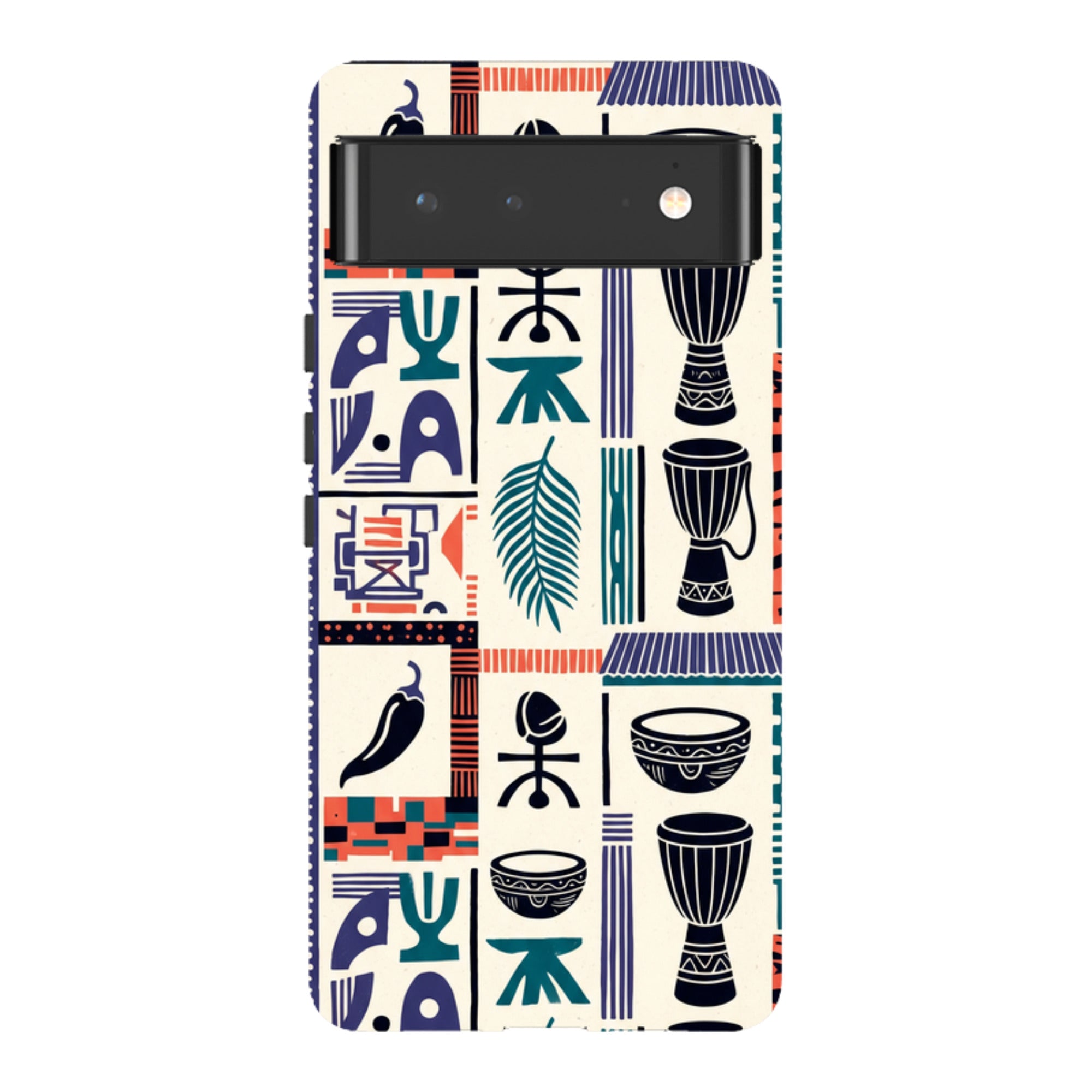Market Day Icons by Ada Okoye — Tough Case for Google Pixel — Finnaij