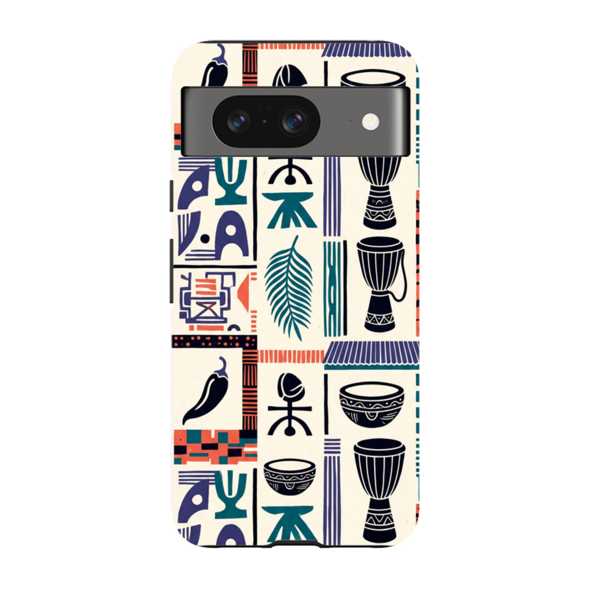 Market Day Icons by Ada Okoye — Tough Case for Google Pixel — Finnaij