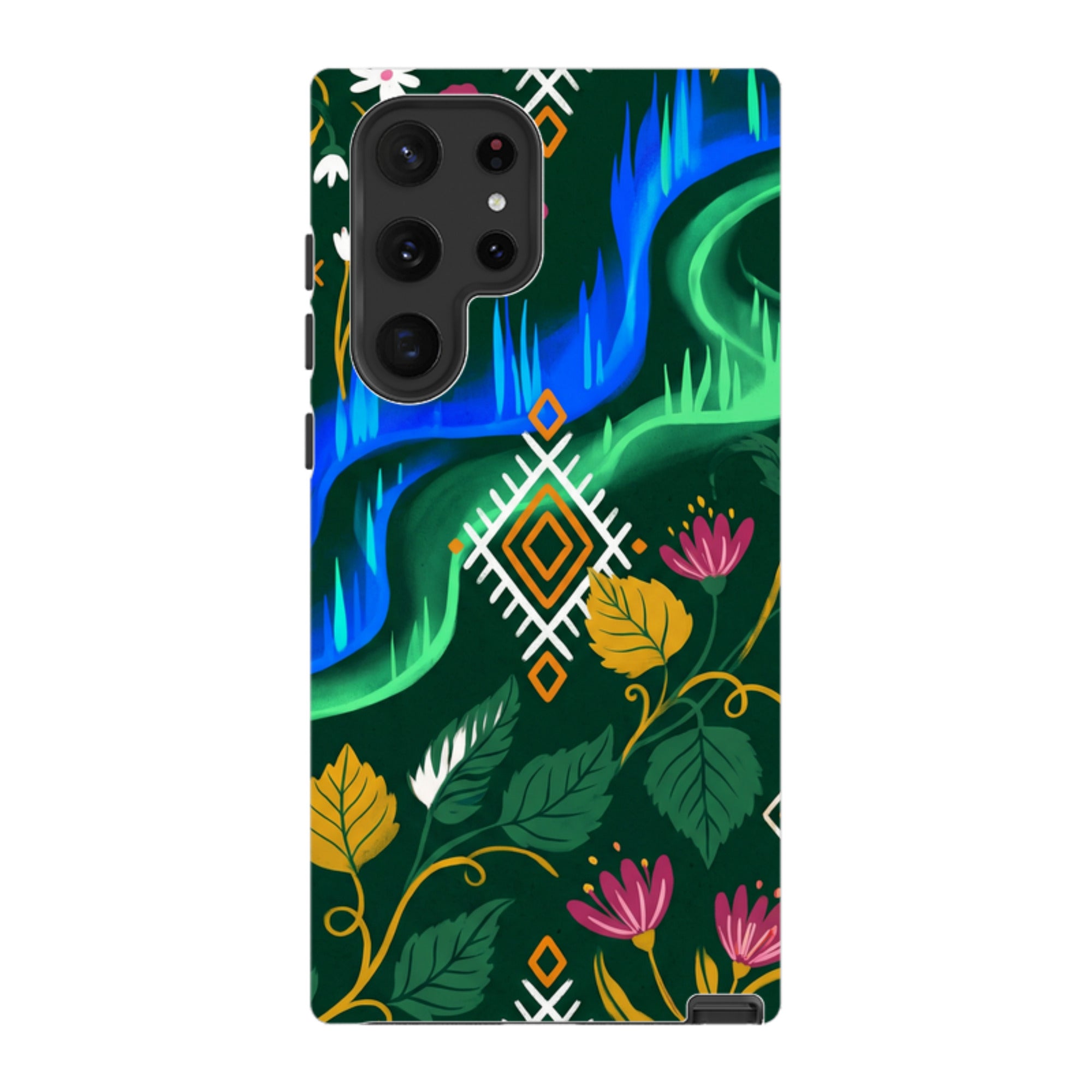 Aurora Birch Bloom by Aino Kallio — Samsung Galaxy Tough Case — Finnaij