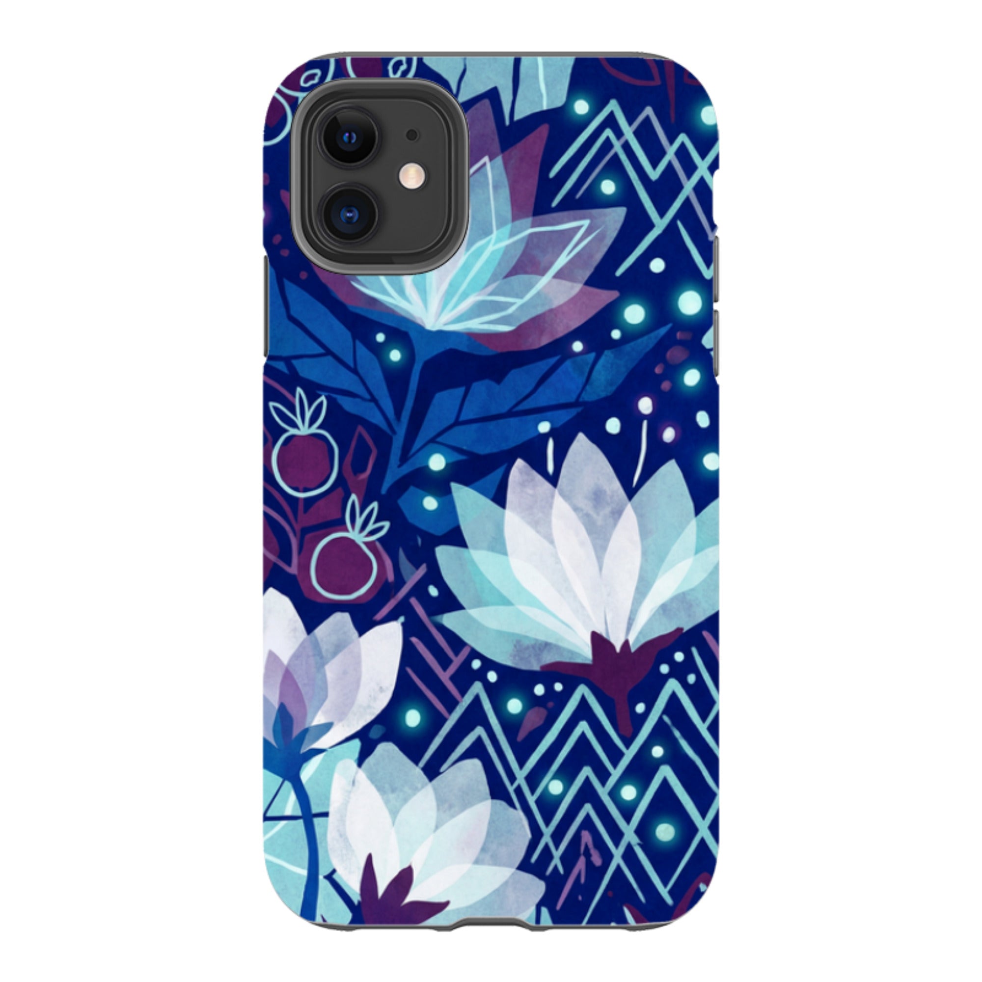 Frozen Lake Petals by Aino Kallio - iPhone Tough Case