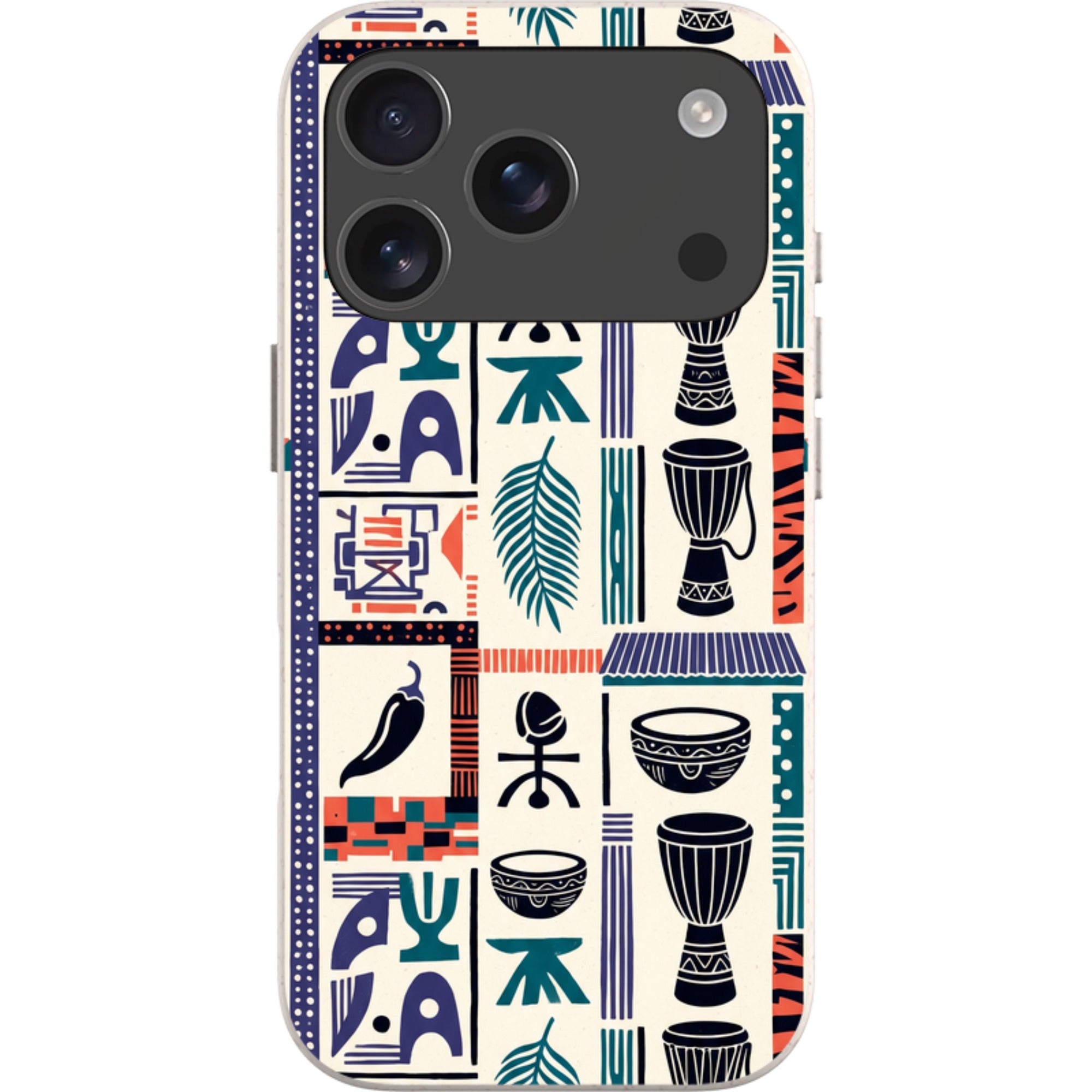 Market Day Icons by Ada Okoye — iPhone 17 Pro iPhone Bio-degradable Case — Finnaij