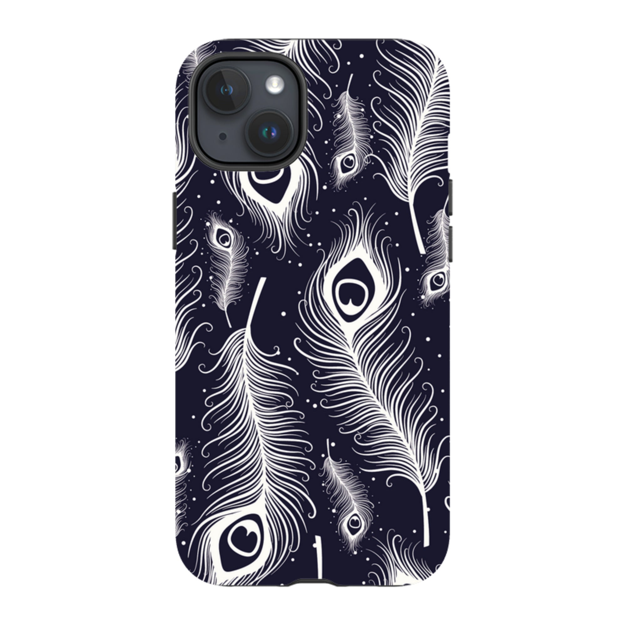 Feathers in Bloom — Apple iPhone Tough Case — Finnaij