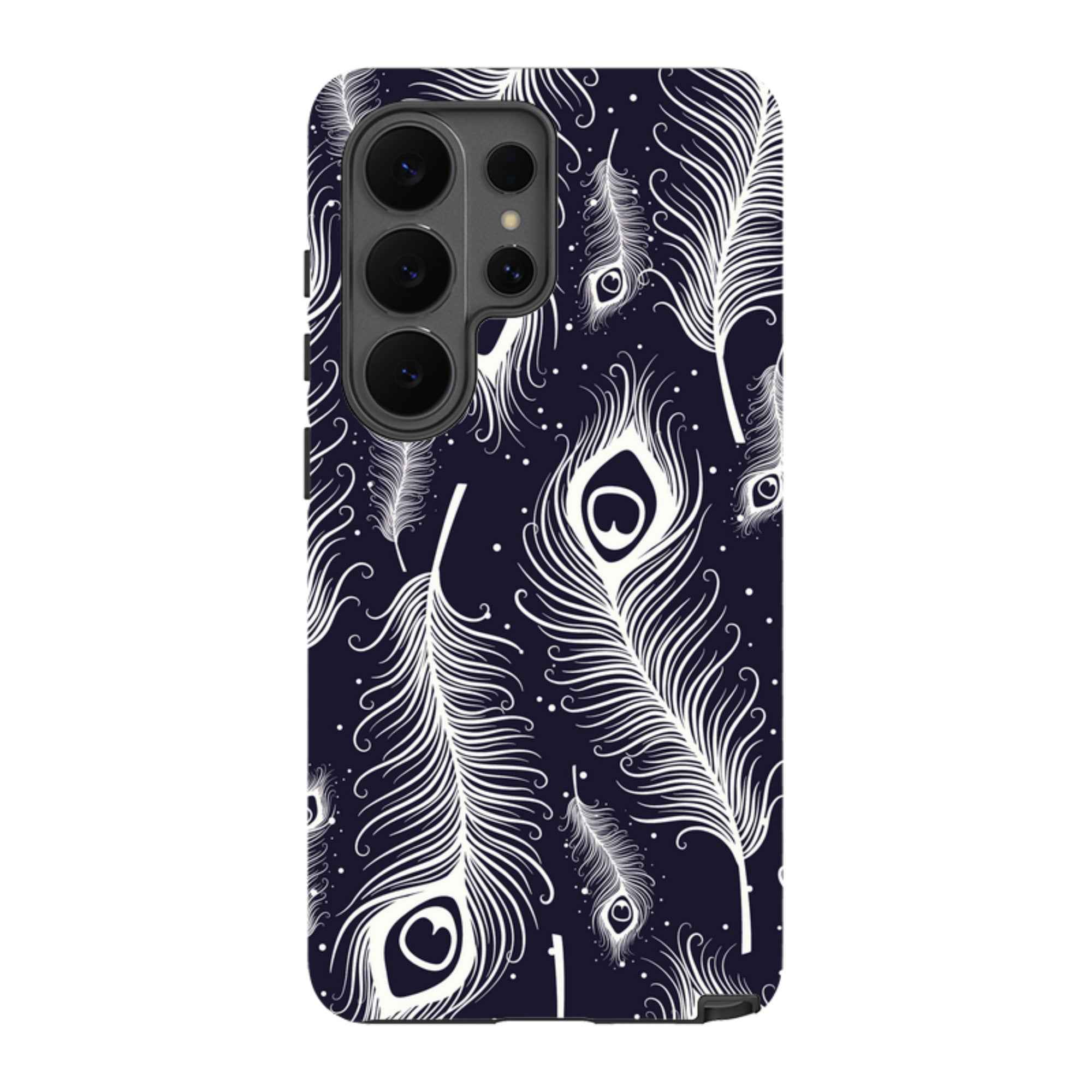 Feathers in Bloom Tough Case for Samsung Galaxy — View 9 — Finnaij