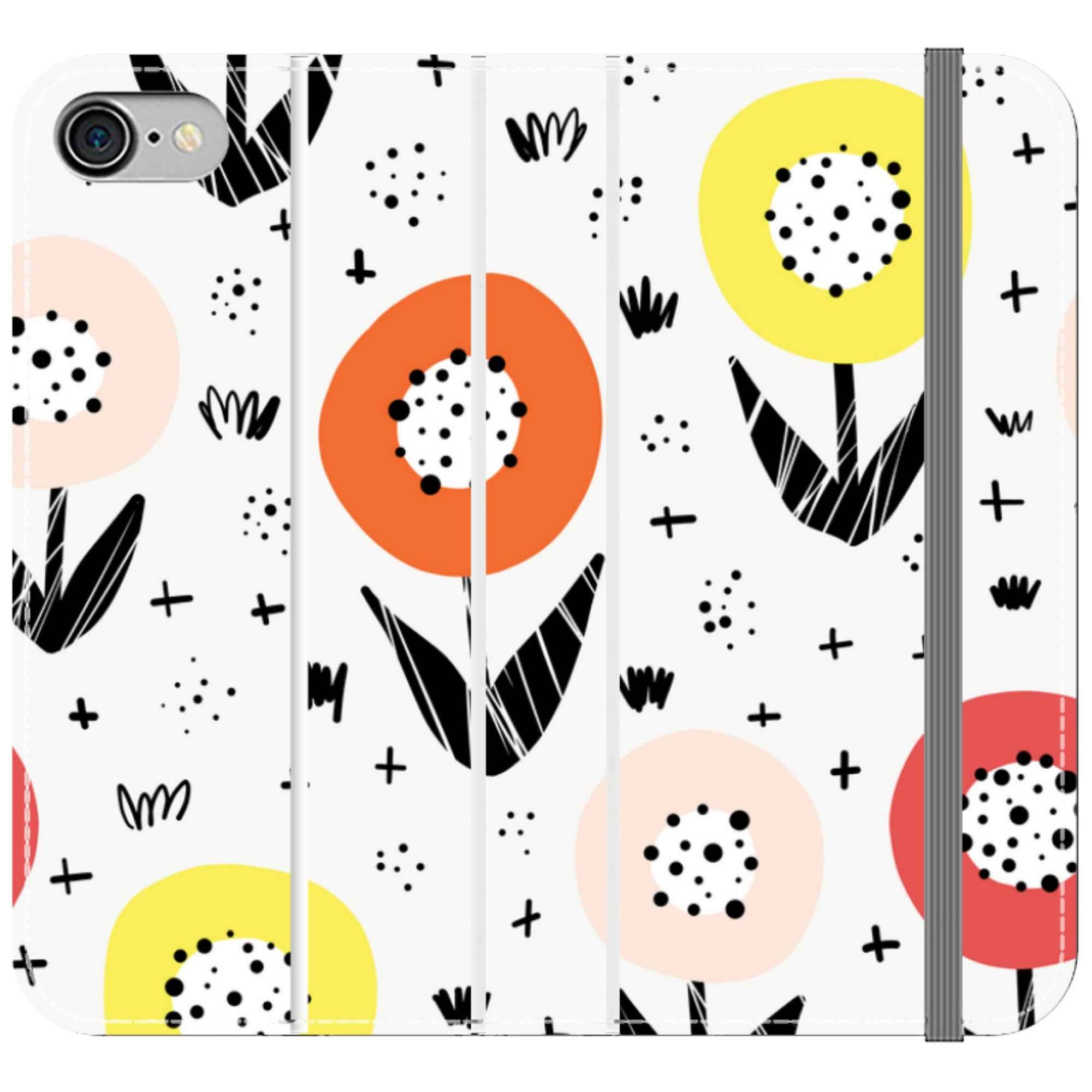 Botanical Doodle — iPhone SE2 (2020) Wallet Case — Finnaij
