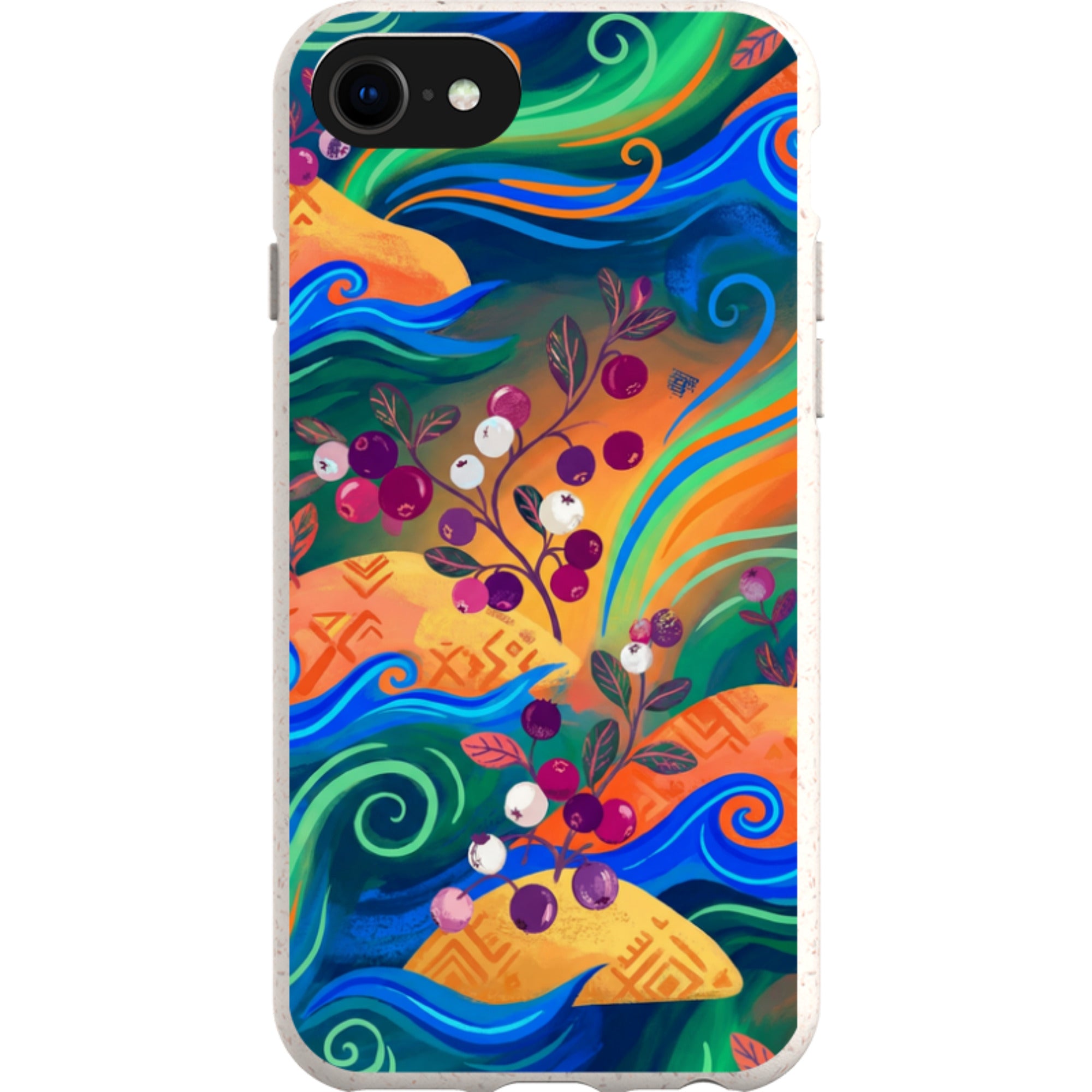 Archipelago Harvest by Aino Kallio — iPhone SE3 iPhone Bio-degradable Case — Finnaij