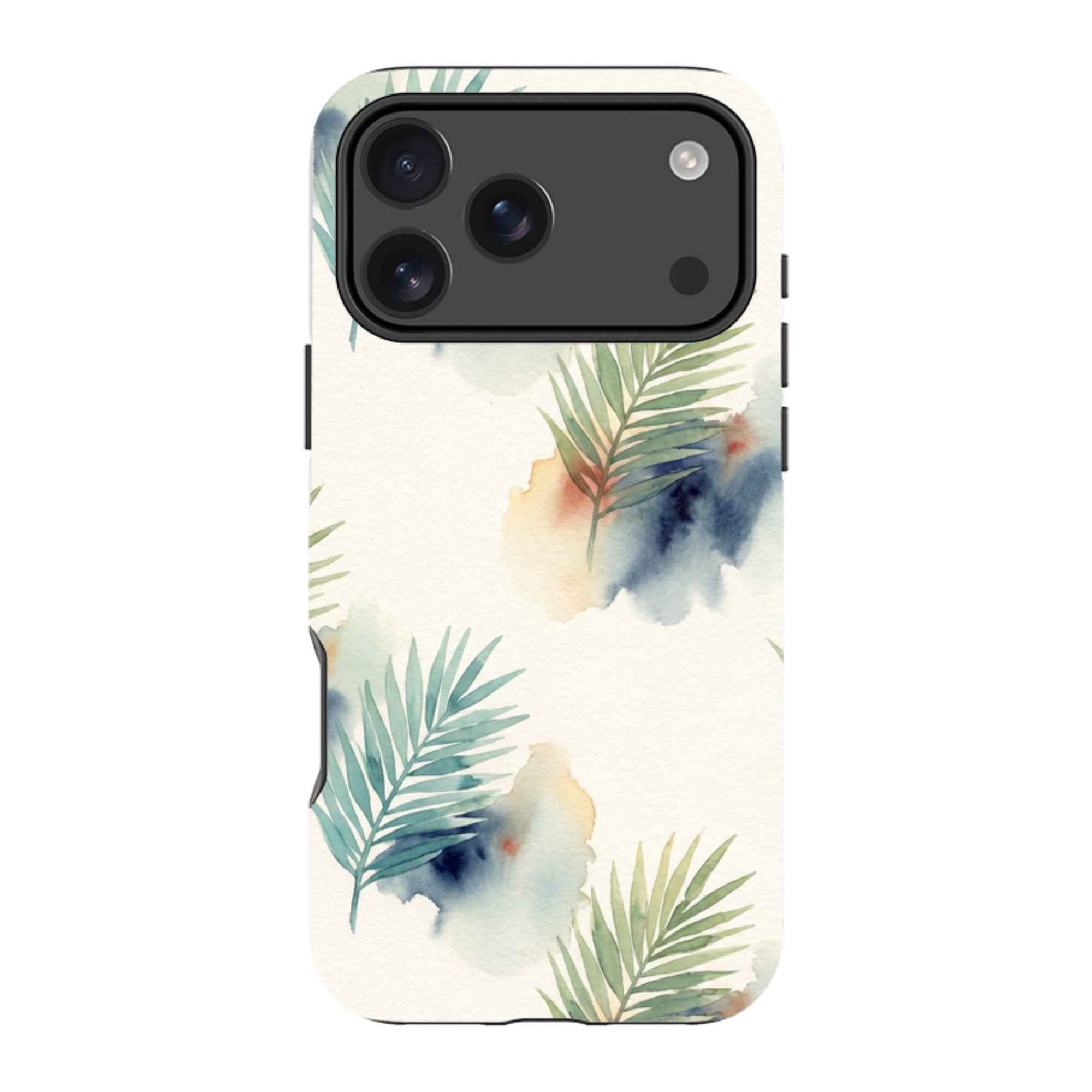 Palm Frond Breeze Pattern by Tobi Akinyemi — MagSafe Tough Case for iPhone — Finnaij