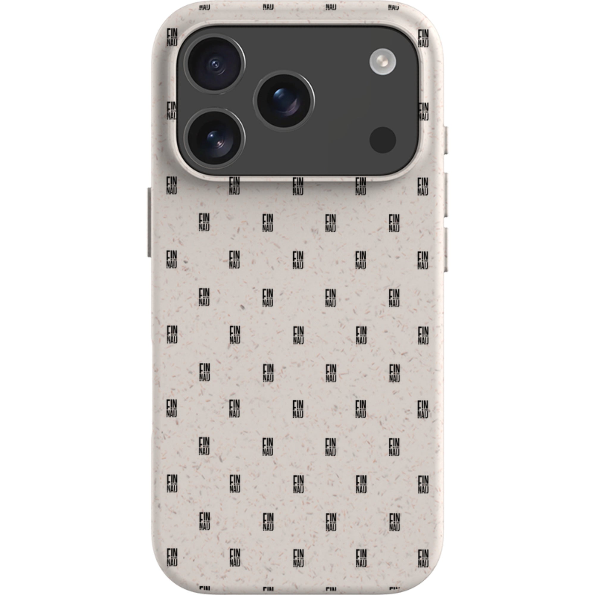 Monogram Natural — iPhone 17 Pro iPhone Bio-degradable Case — Finnaij