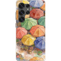 Market Umbrellas from Above by Tobi Akinyemi — S25 Ultra Samsung Galaxy Bio-degradable Case — Finnaij
