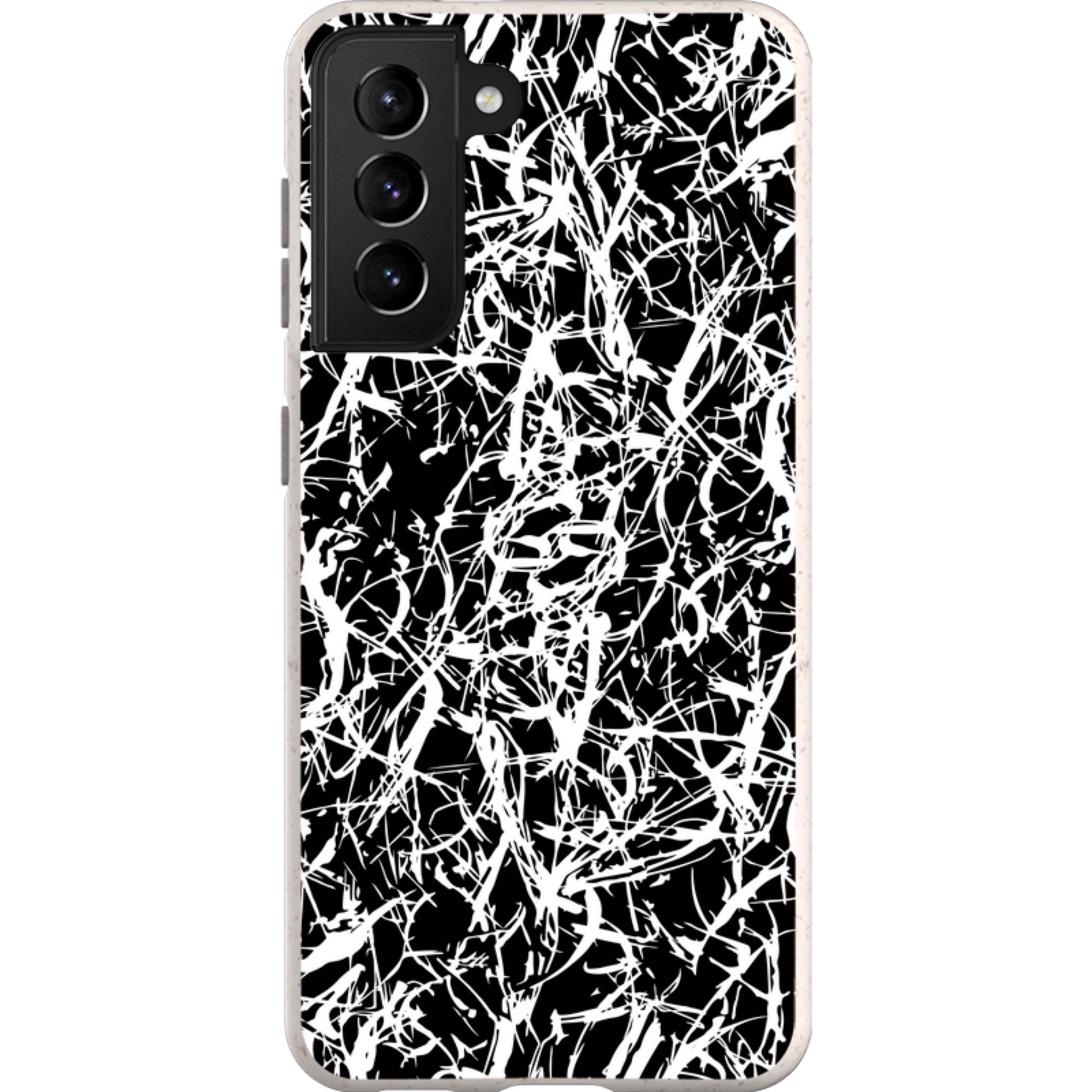 Black-White Grunge — Samsung Galaxy Bio-degradable Case — Finnaij