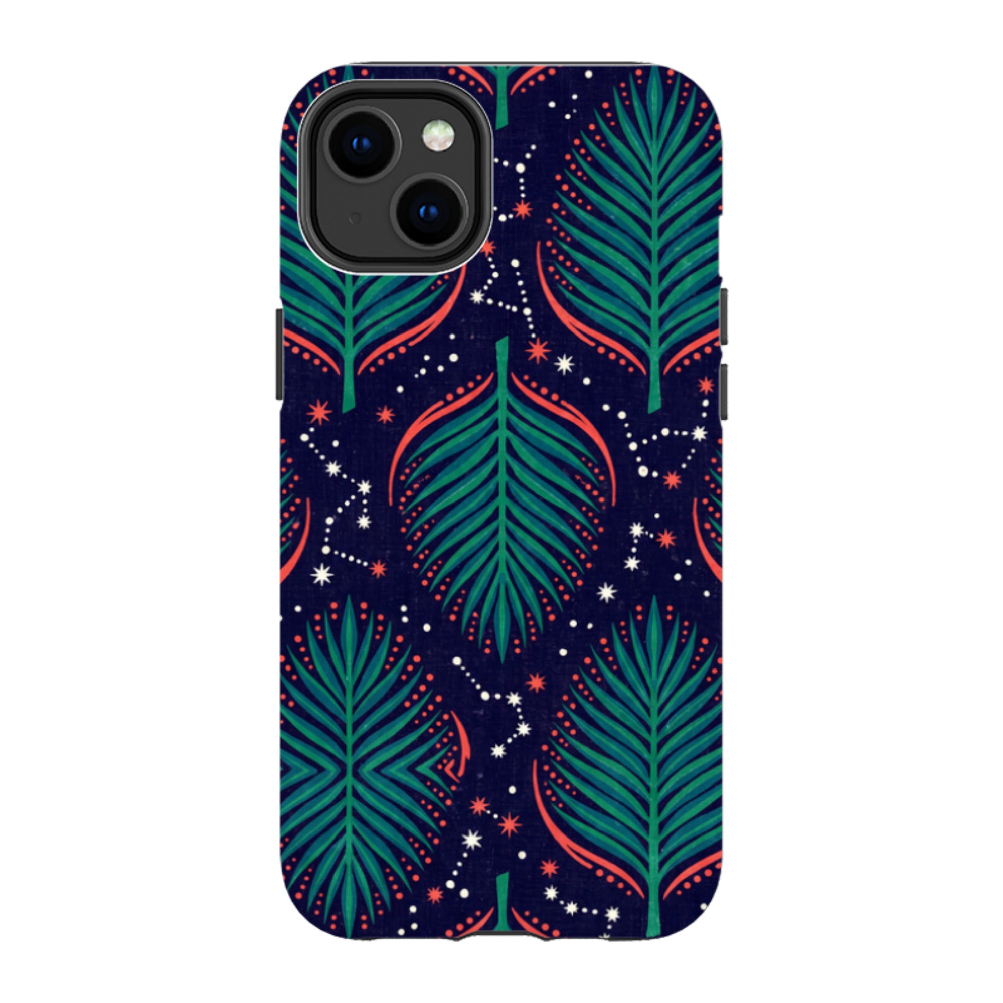 Palm Frond Constellations by Ada Okoye - iPhone Tough Case