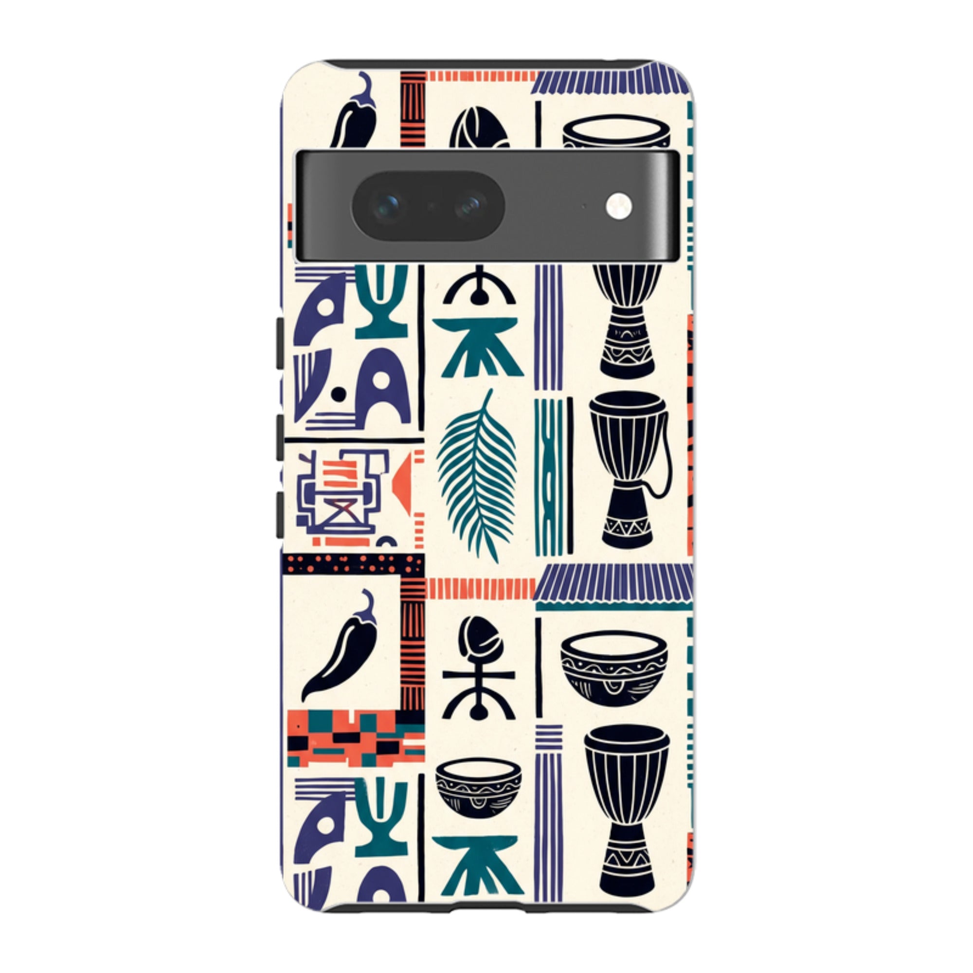 Market Day Icons by Ada Okoye — Tough Case for Google Pixel — Finnaij