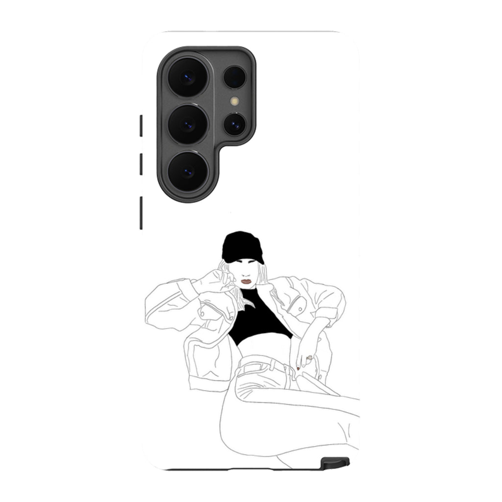 Black Cap by Keagan Haight Tough Case for Samsung Galaxy — Finnaij