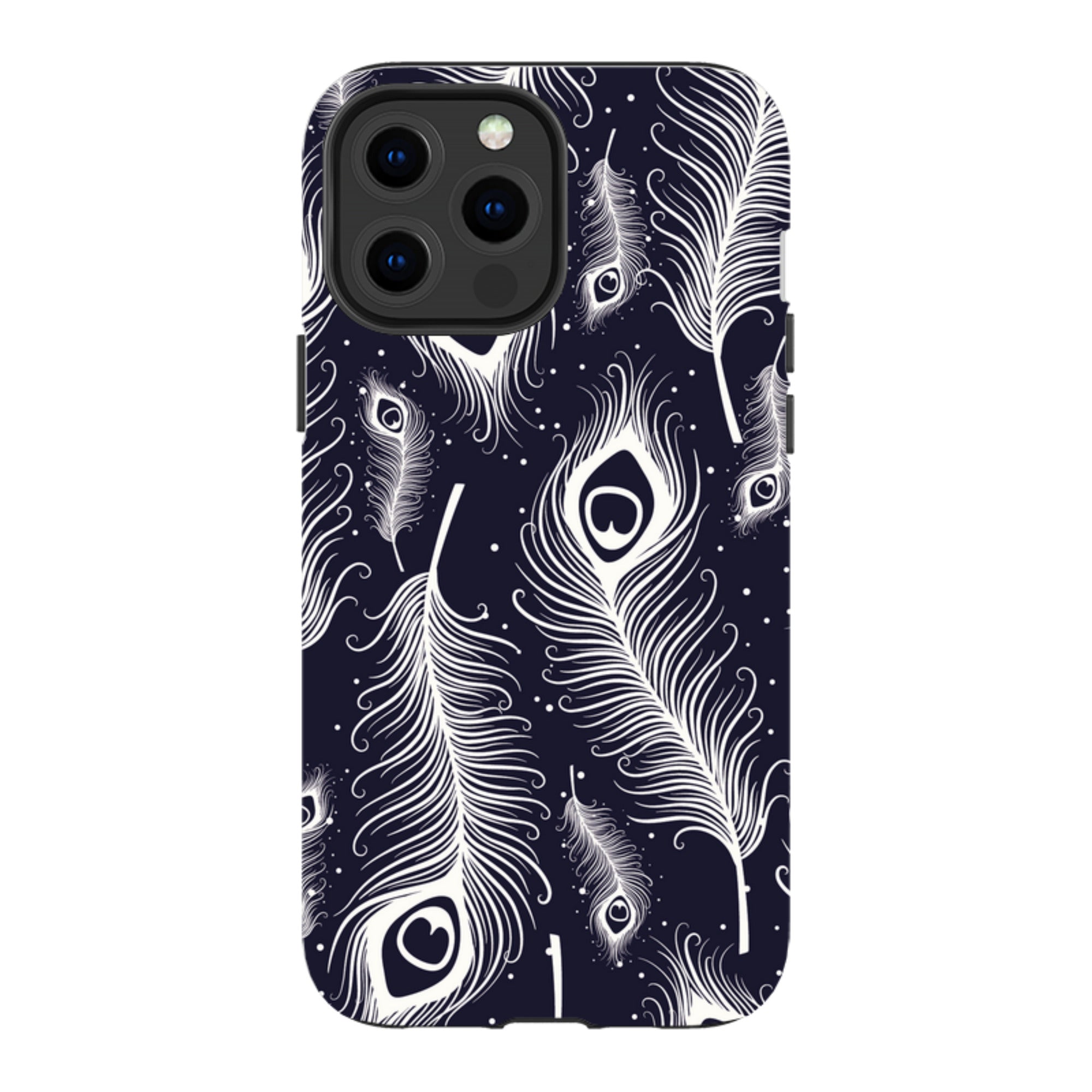 Feathers in Bloom — Apple iPhone Tough Case — Finnaij