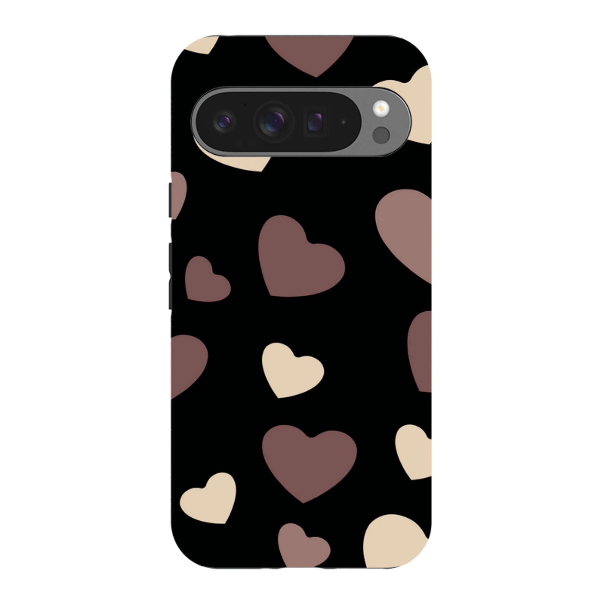 White & Black Hearts — Google Tough Case — Finnaij