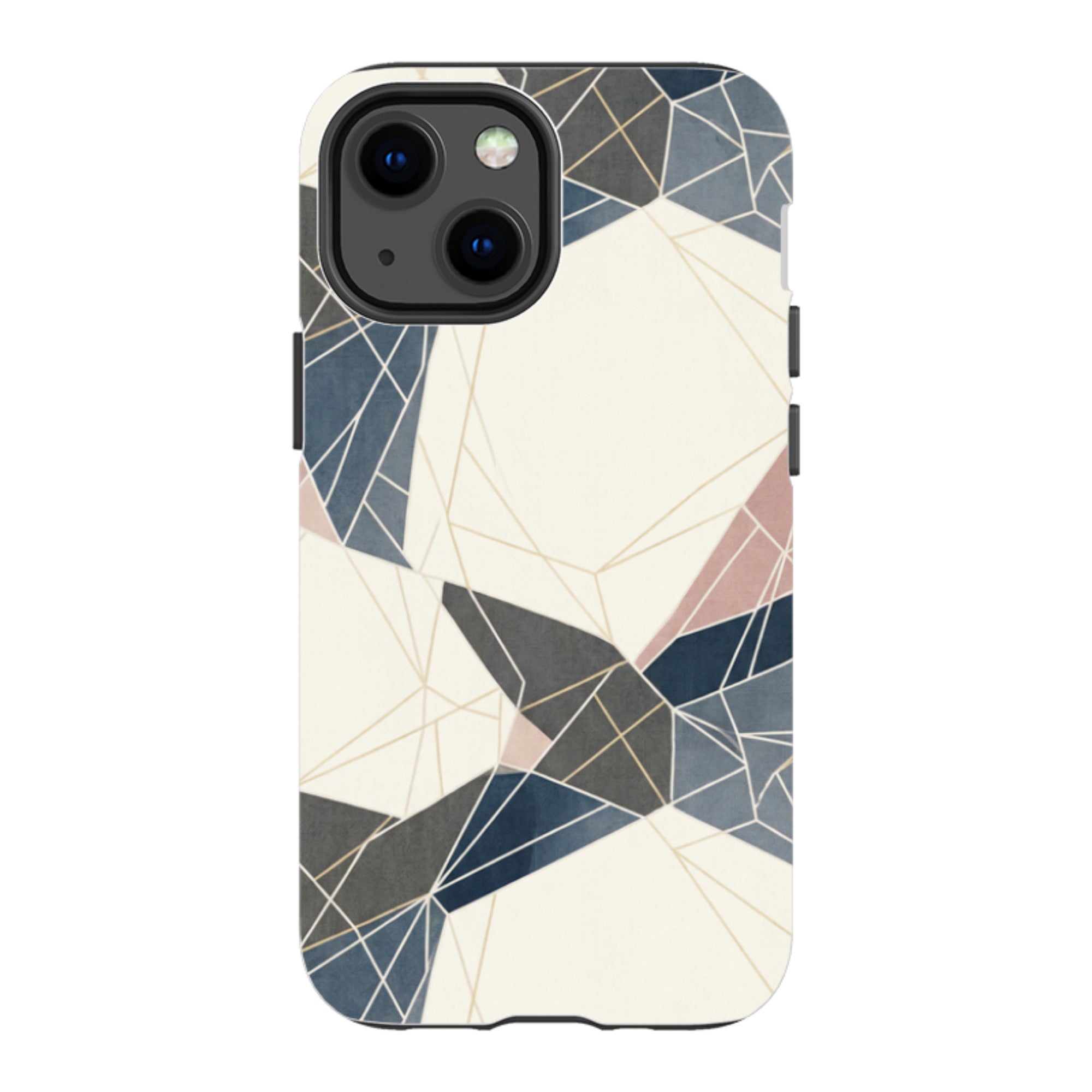 Frozen Lake Geometry by Elsi Vaarala - iPhone Tough Case