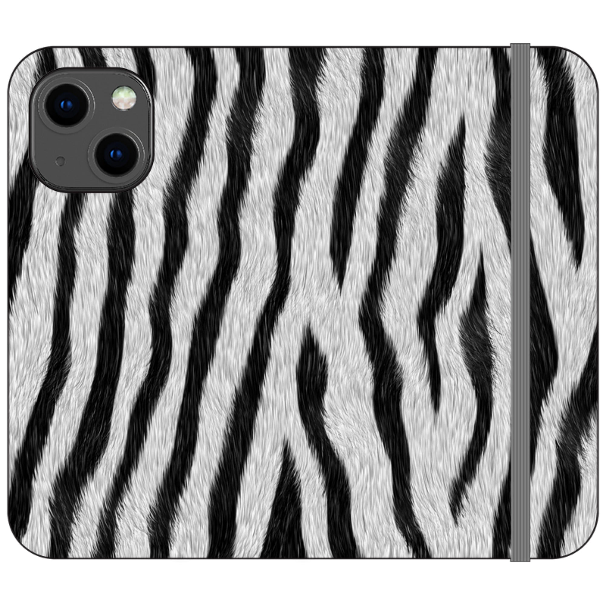 Zebra Groove - Folio Wallet Case - Finnaij