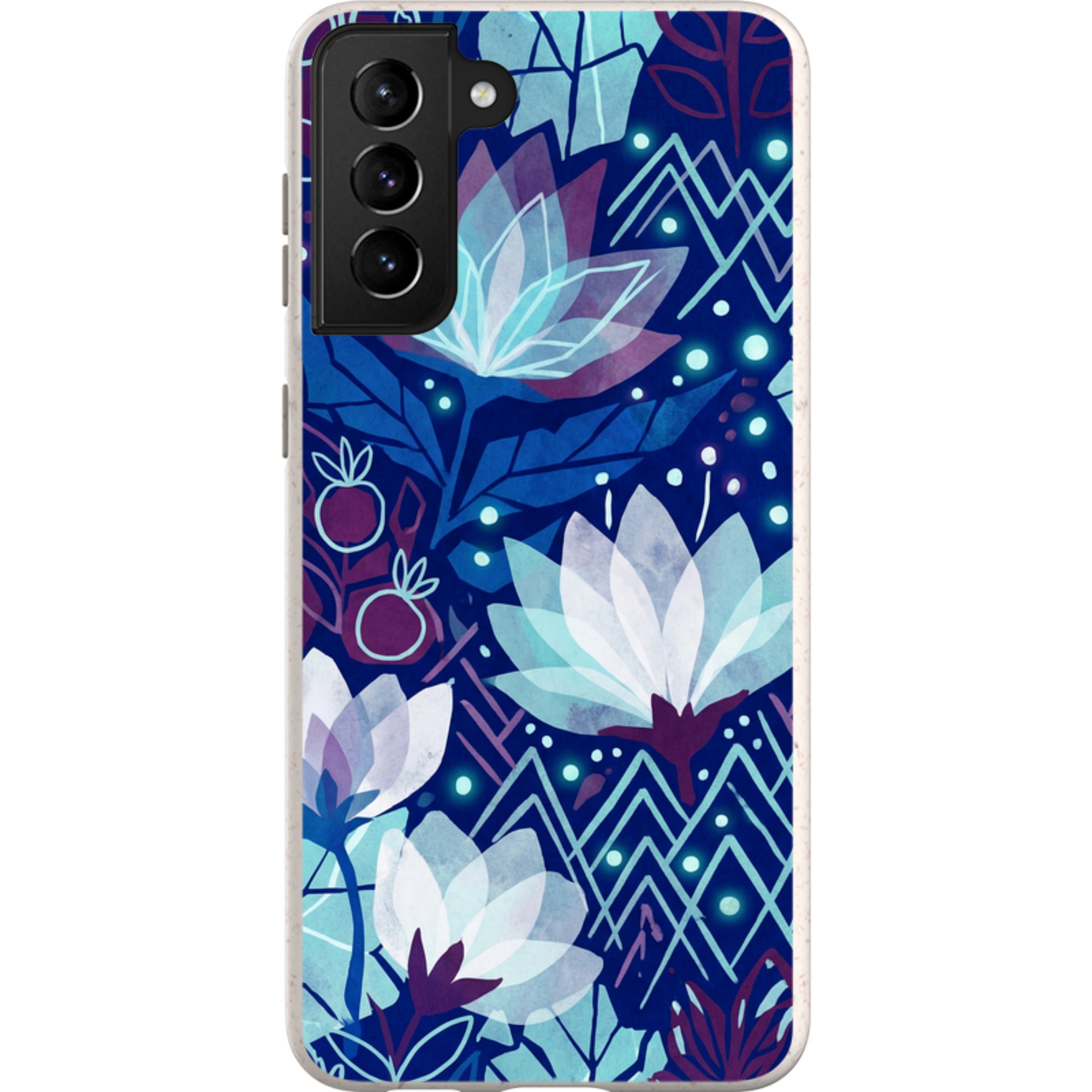 Frozen Lake Petals by Aino Kallio - Samsung Galaxy Bio-degradable Case