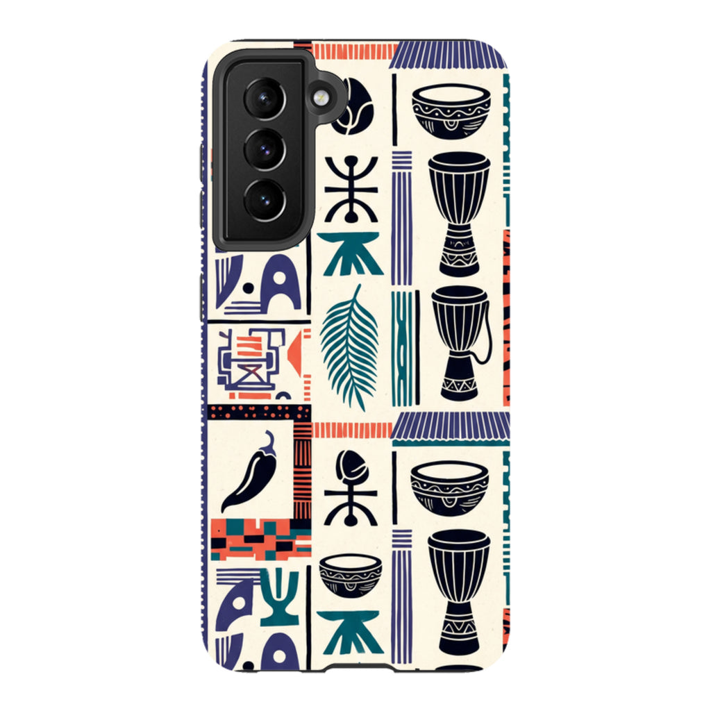 Market Day Icons by Ada Okoye — S21 Tough Case — Finnaij