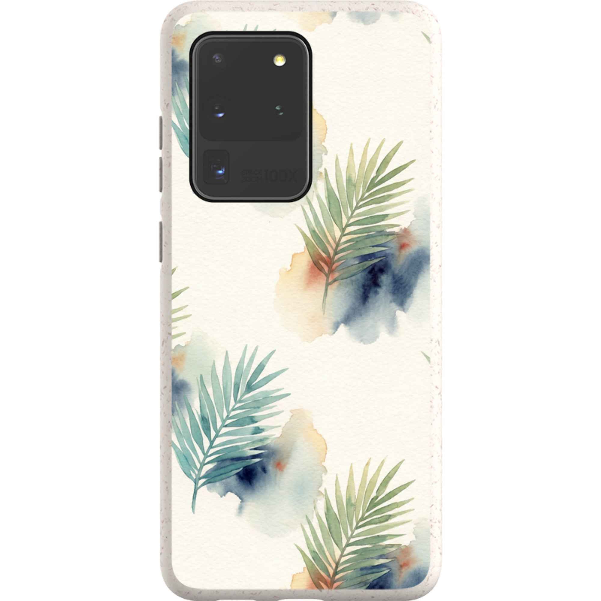 Palm Frond Breeze Pattern by Tobi Akinyemi - Samsung Galaxy Bio-degradable Case