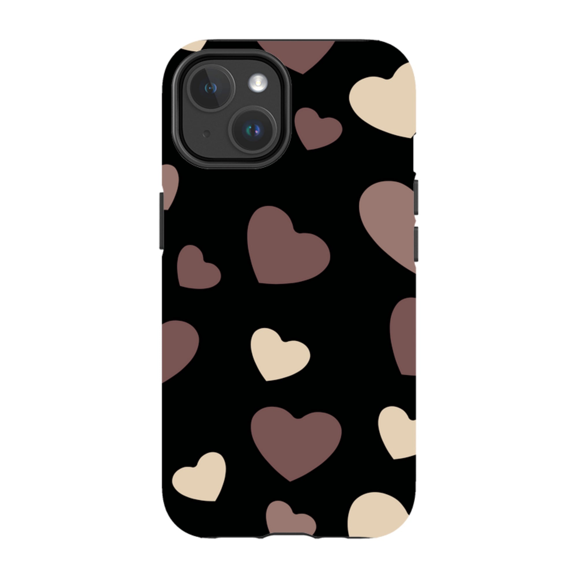 White & Black Hearts- iPhone Magsafe Tough Case — iPhone 14 — Finnaij