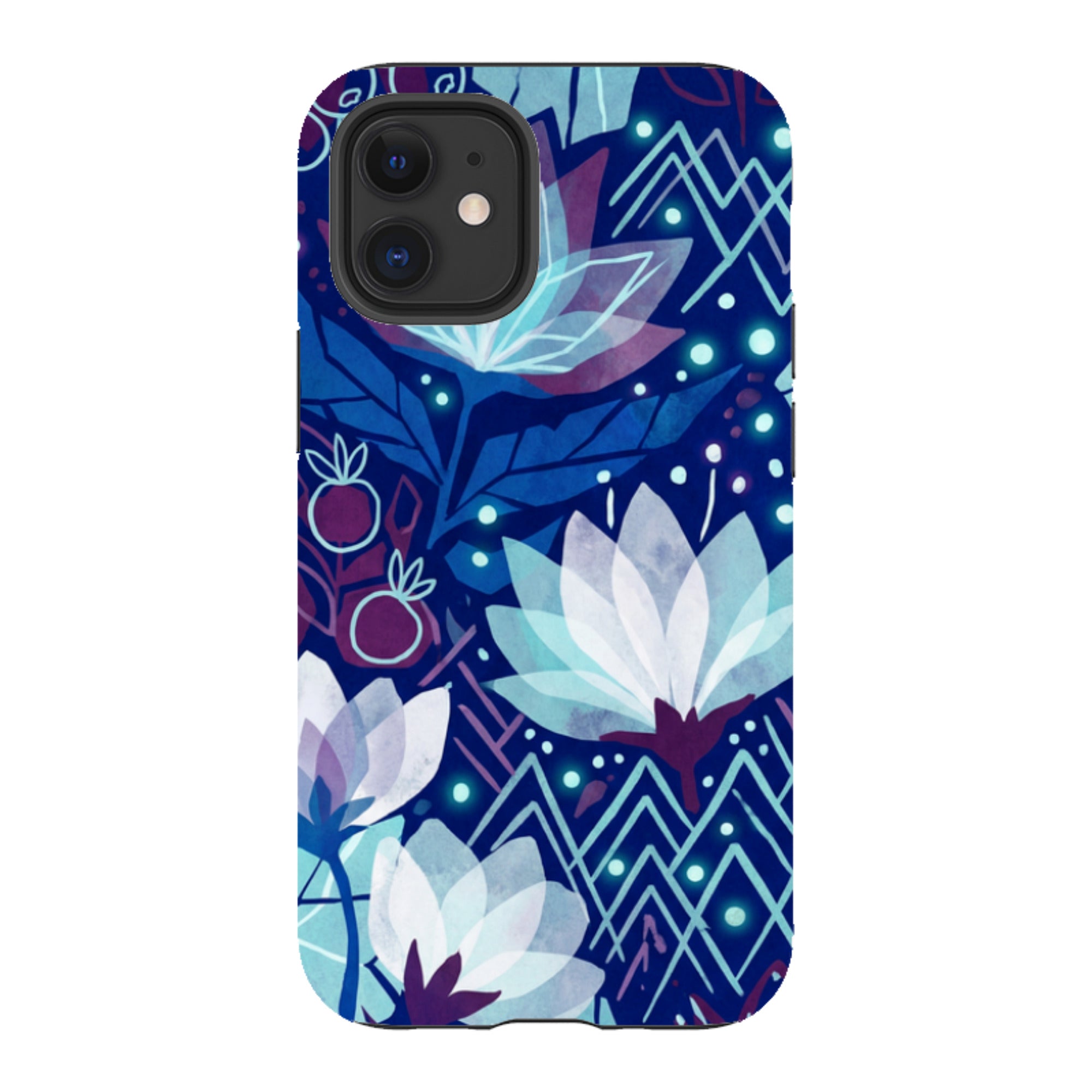 Frozen Lake Petals by Aino Kallio - iPhone Tough Case
