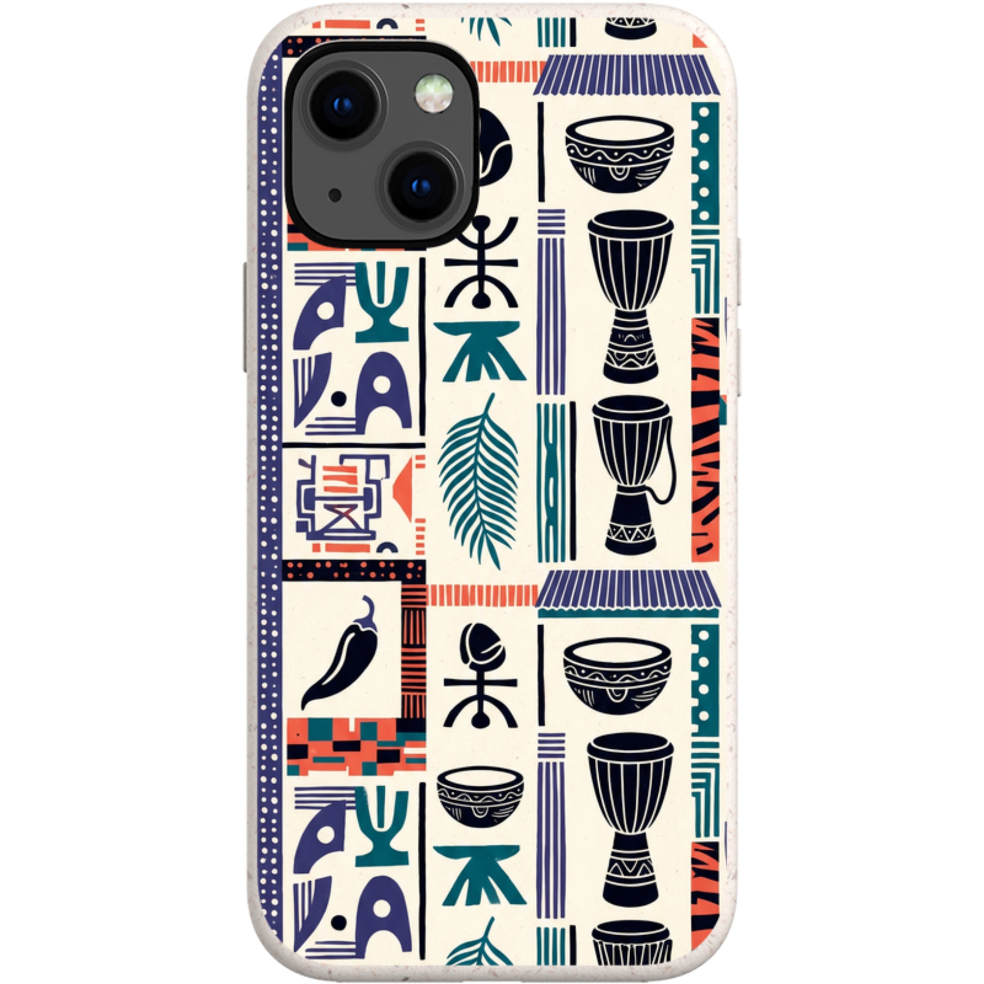 Market Day Icons by Ada Okoye — iPhone 13 iPhone Bio-degradable Case — Finnaij