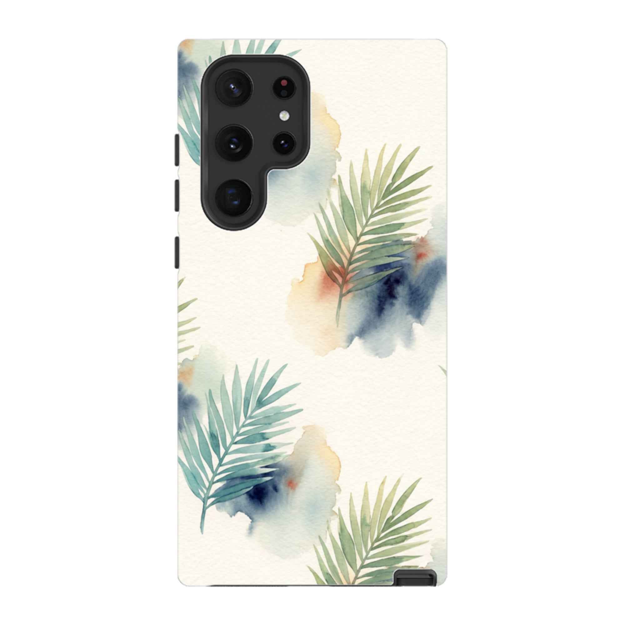 Palm Frond Breeze Pattern by Tobi Akinyemi - Samsung Tough Case