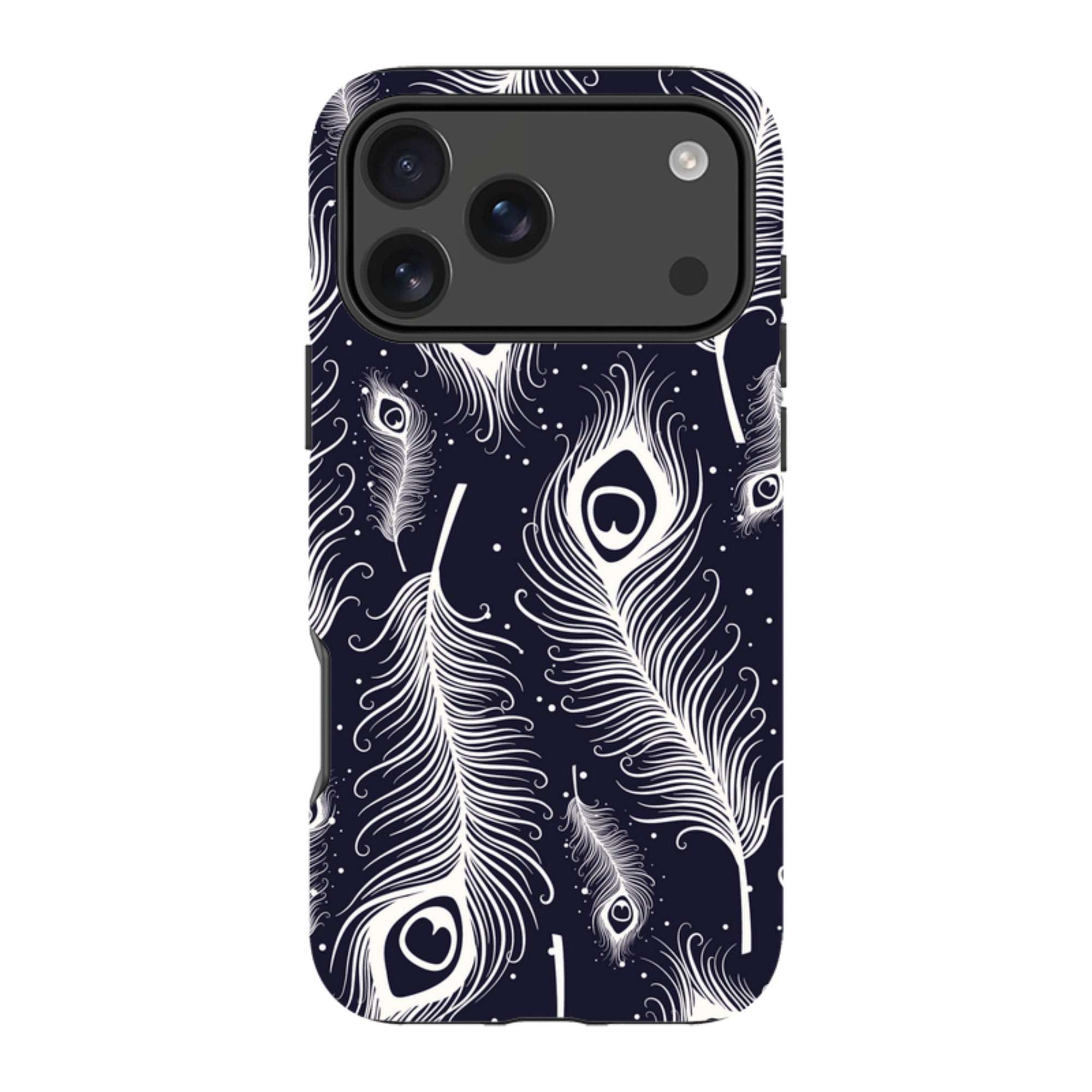 Feathers in Bloom — Apple iPhone Tough Case — Finnaij