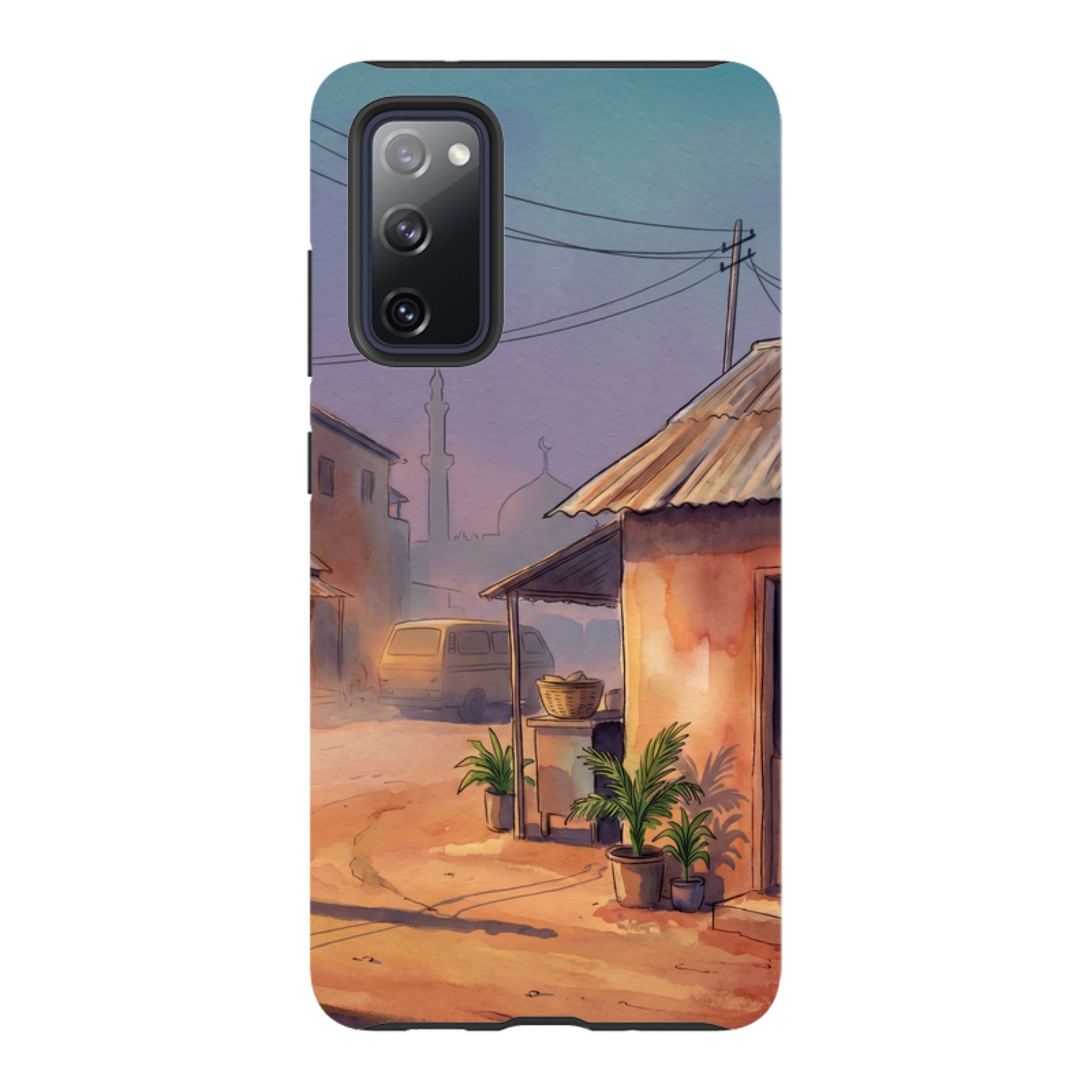 City Edge Quiet Street by Tobi Akinyemi - Samsung Tough Case