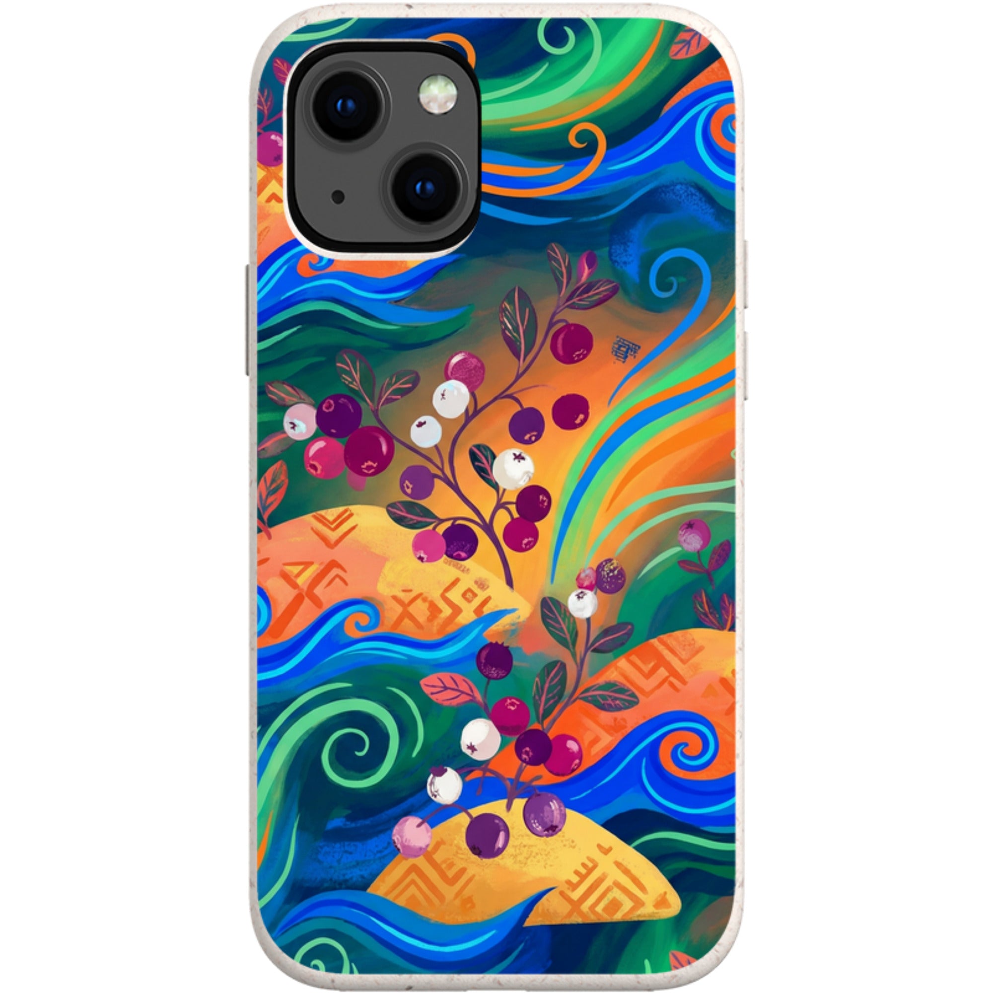 Archipelago Harvest by Aino Kallio — iPhone 13 Mini iPhone Bio-degradable Case — Finnaij