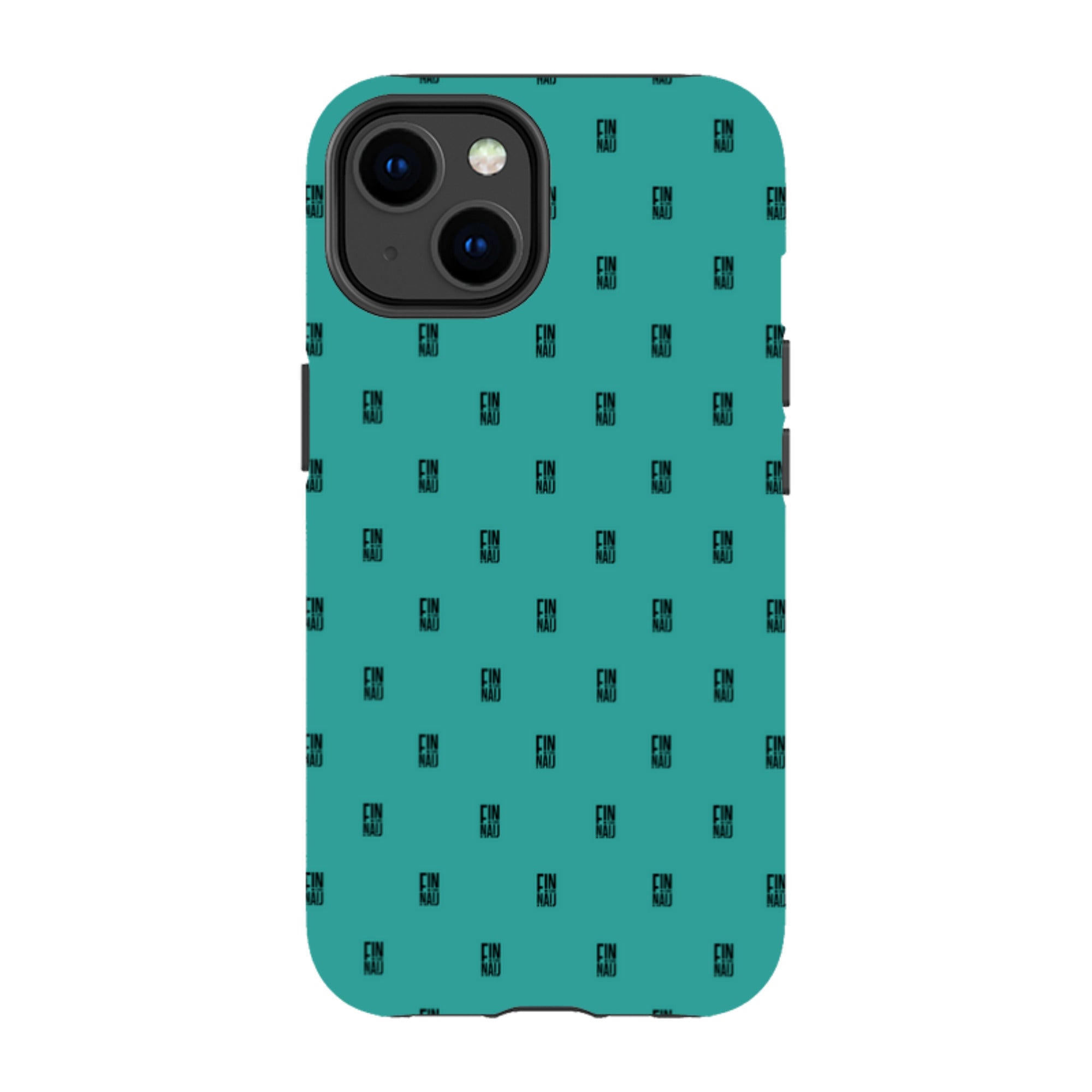 Monogram Teal — Apple iPhone Tough Case — Finnaij