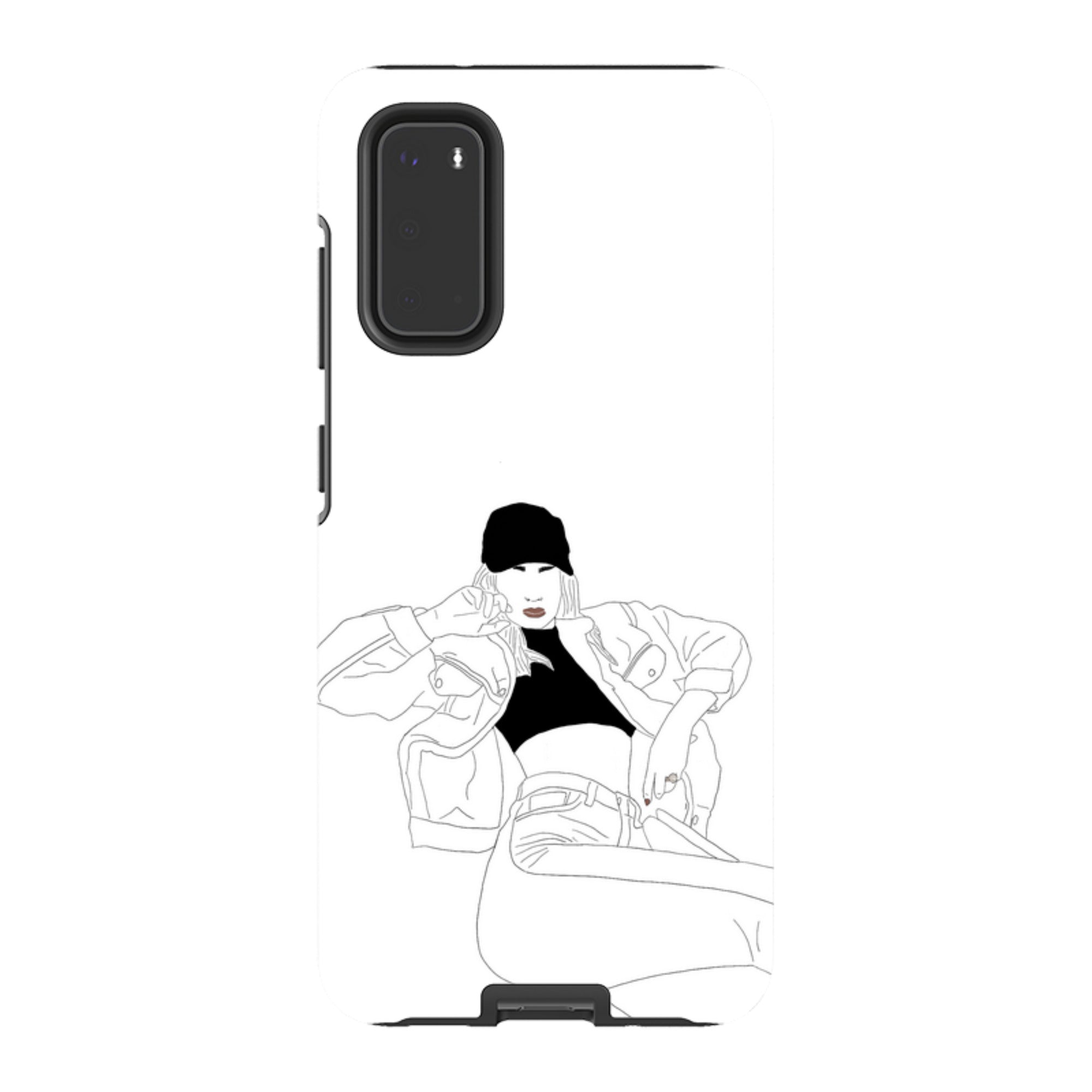 Black Cap by Keagan Haight - Samsung Tough Case