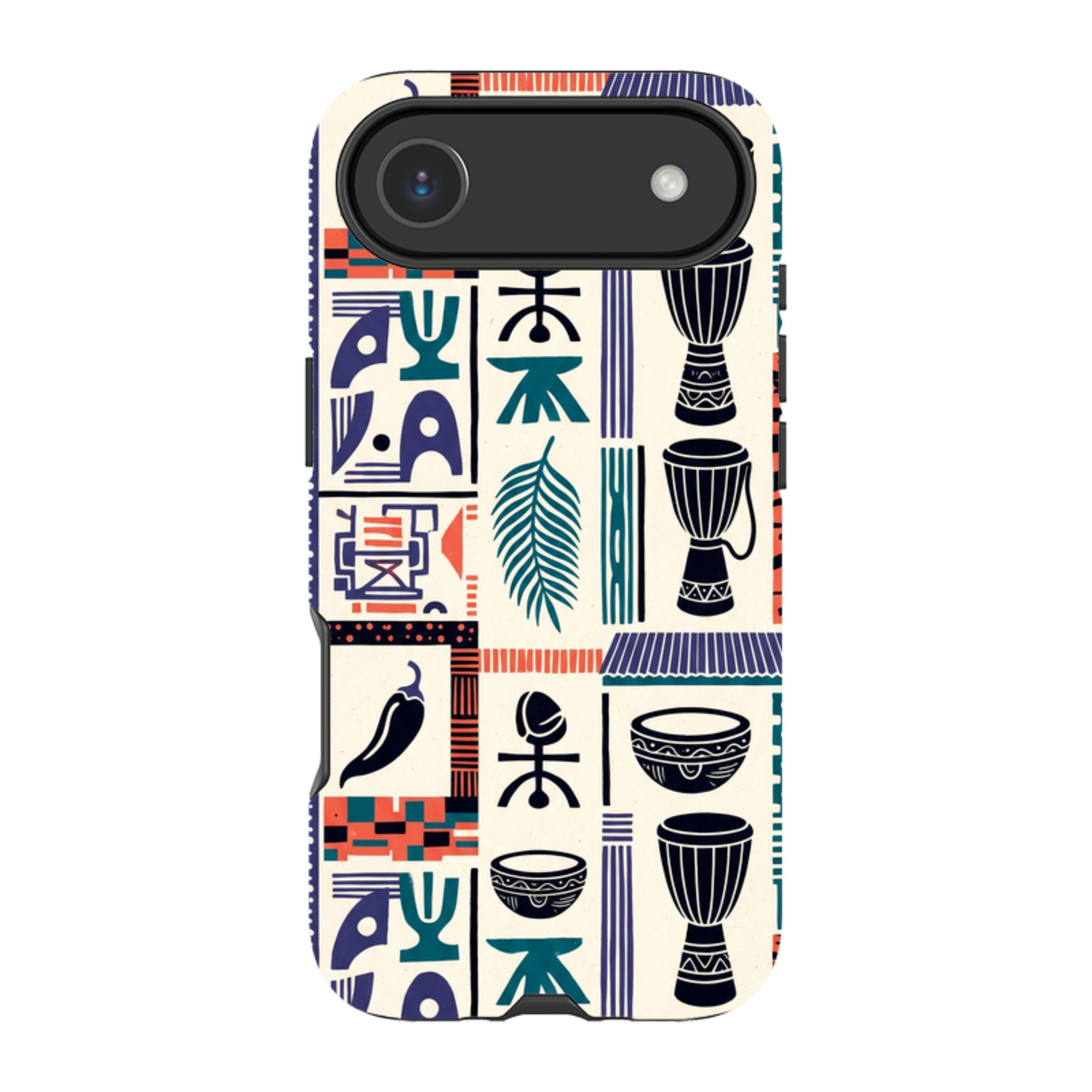 Market Day Icons by Ada Okoye — Tough Case for iPhone — Finnaij