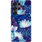Frozen Lake Petals by Aino Kallio — S25 Ultra Samsung Galaxy Bio-degradable Case — Finnaij