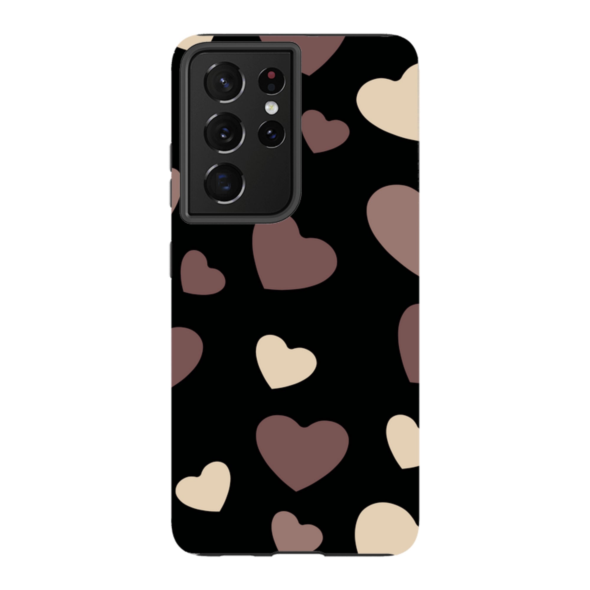White & Black Hearts — Samsung Galaxy Tough Case — Finnaij