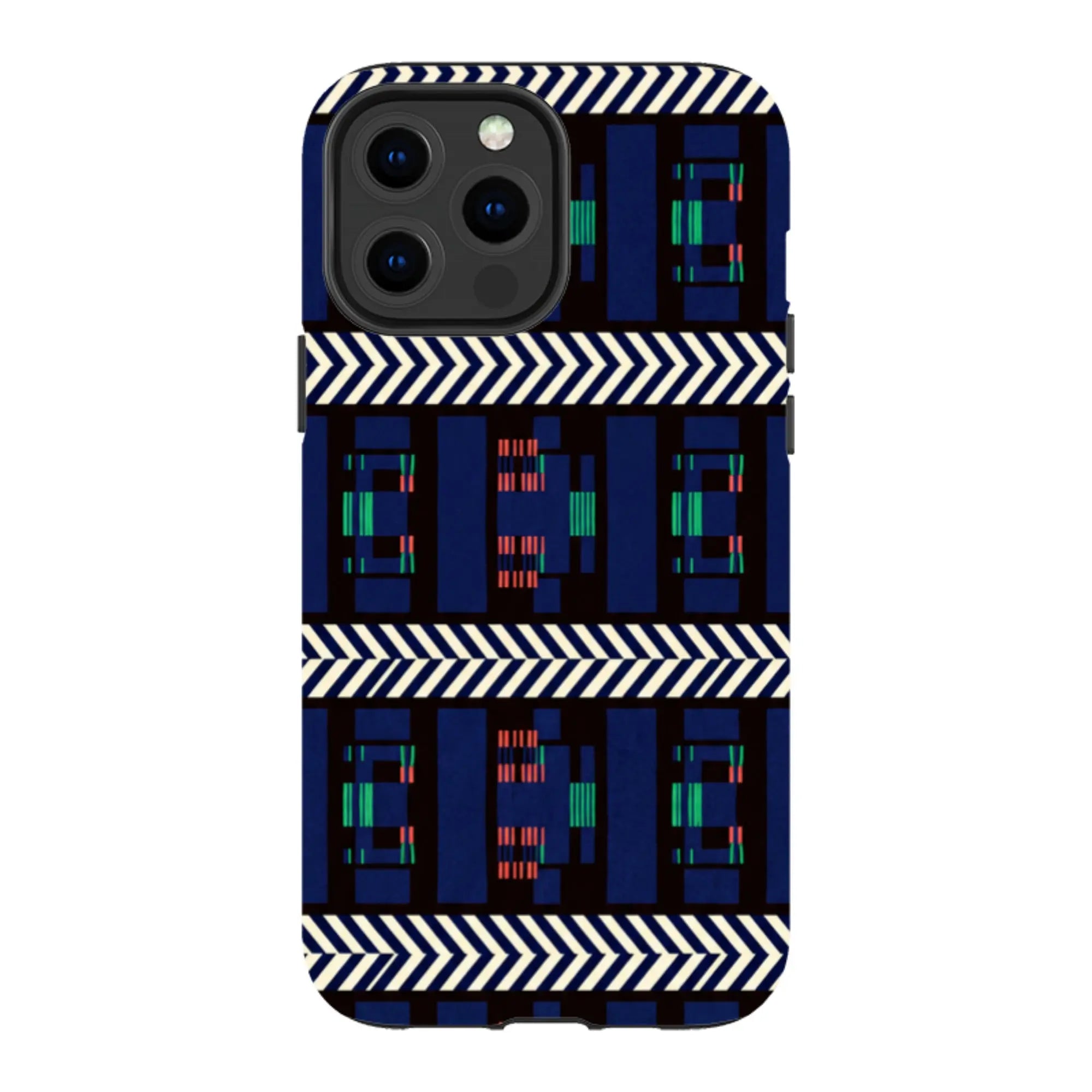 Midnight Aso-Oke by Ada Okoye — iPhone 13 Pro Max MagSafe Tough Case — Finnaij