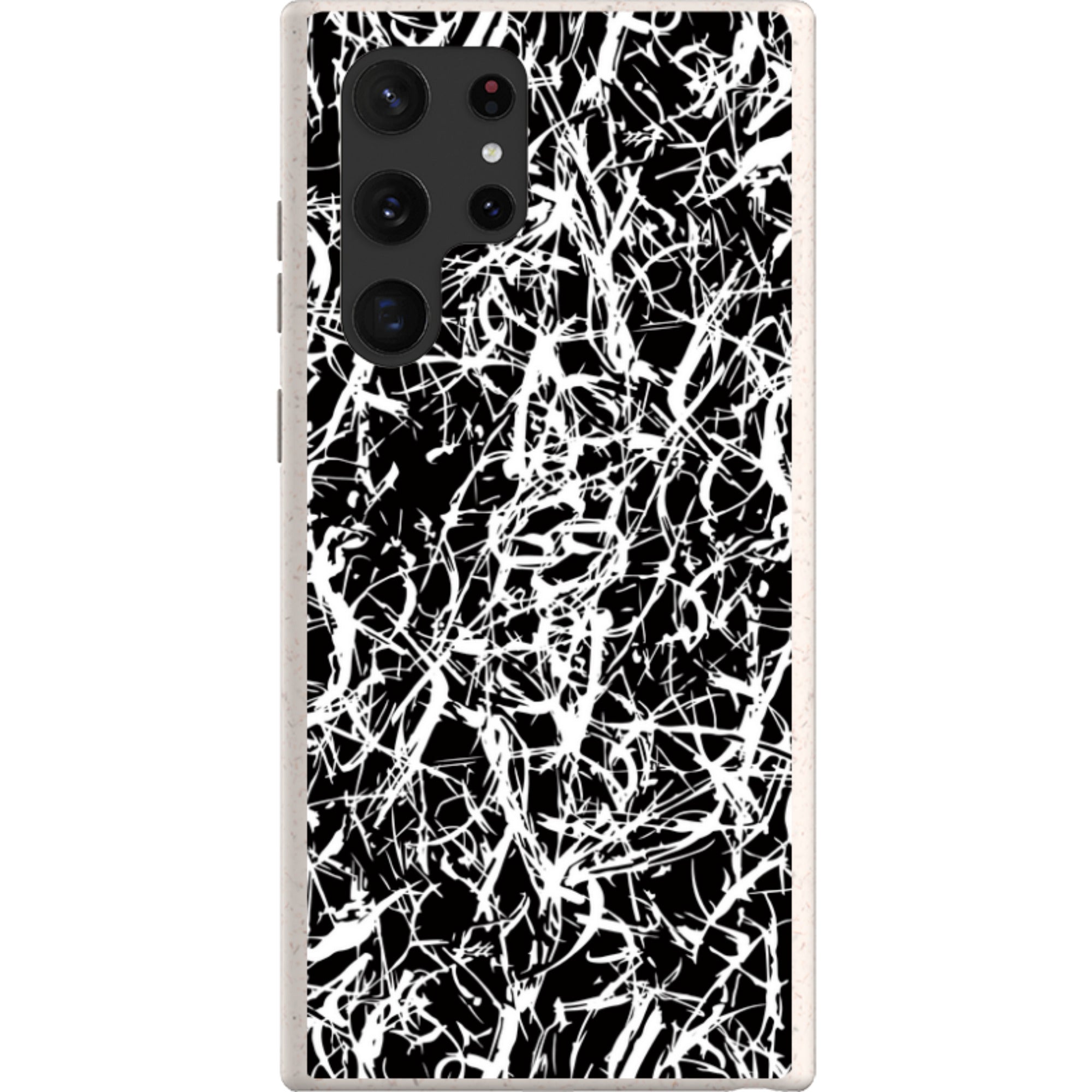 Black-White Grunge — Samsung Galaxy Bio-degradable Case — Finnaij