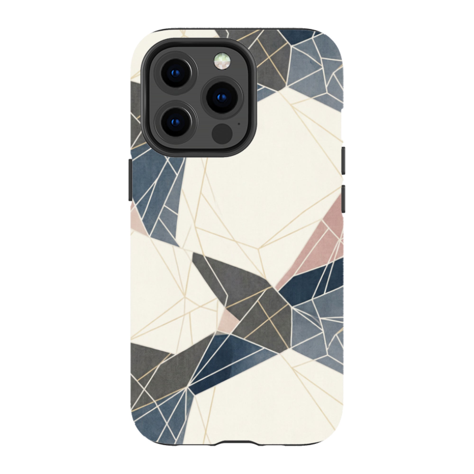 Frozen Lake Geometry by Elsi Vaarala — iPhone 13 Pro Magsafe Tough Case — Finnaij