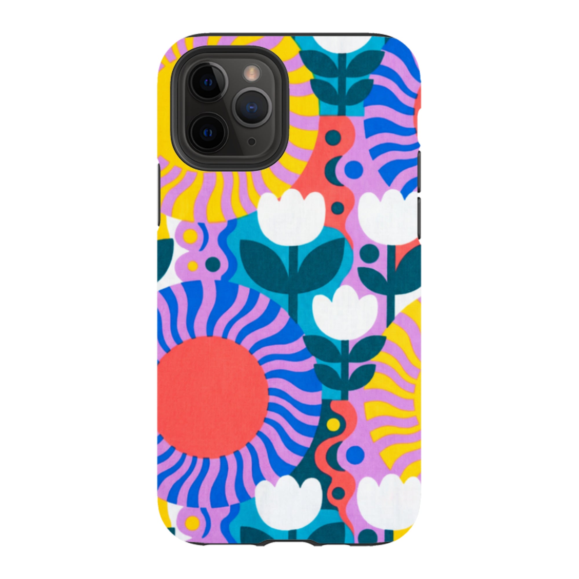 Midnight Sun Mod Bloom by Salla Niemi - iPhone Tough Case