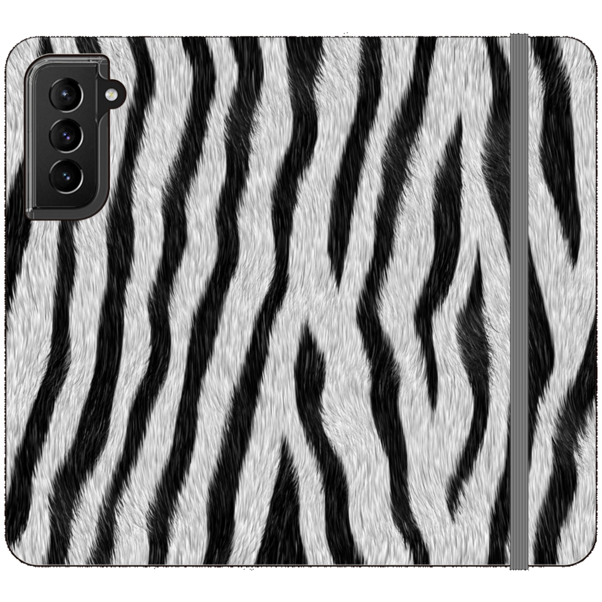 Zebra Groove — Folio Wallet Case — Finnaij