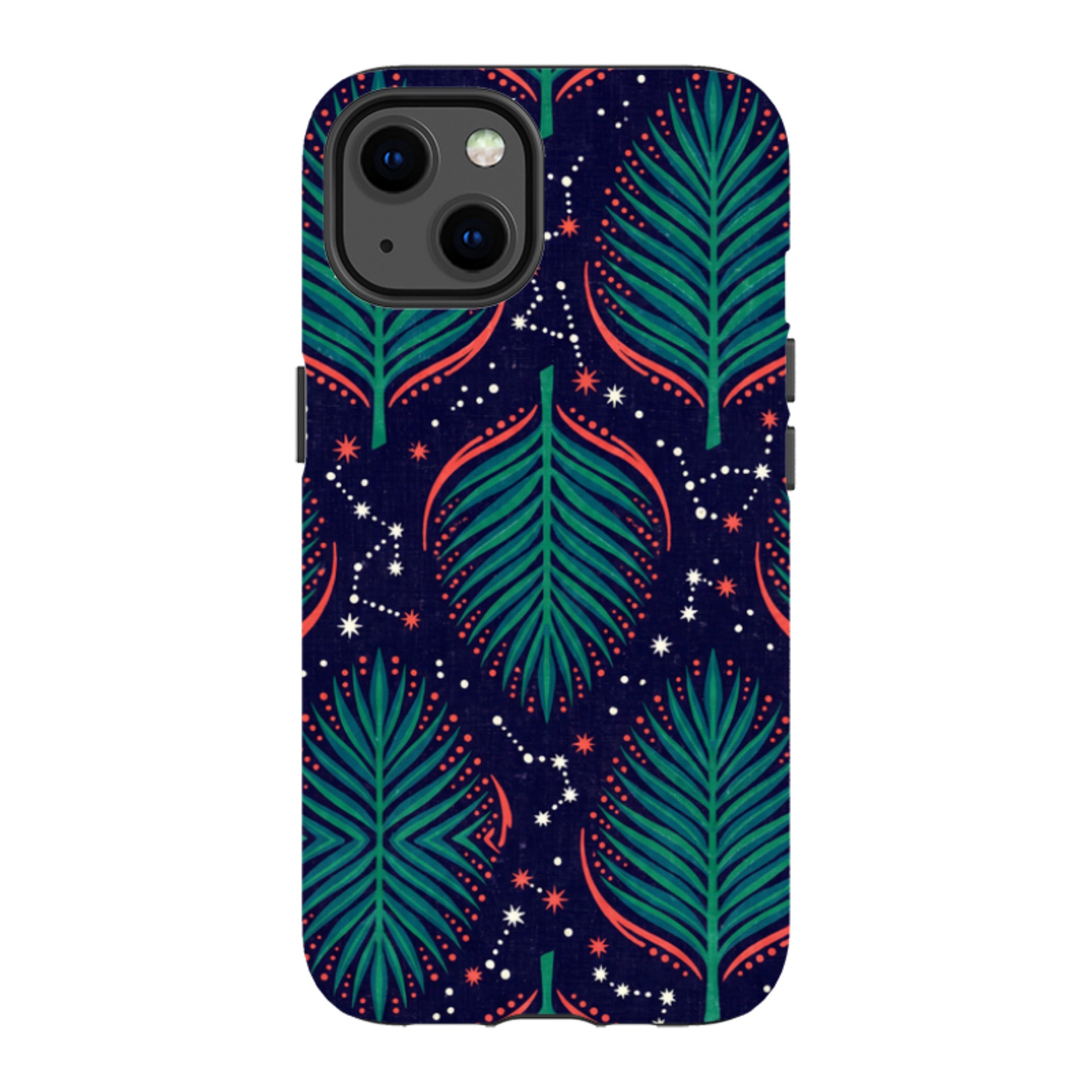 Palm Frond Constellations by Ada Okoye — iPhone 13 MagSafe Tough Case — Finnaij