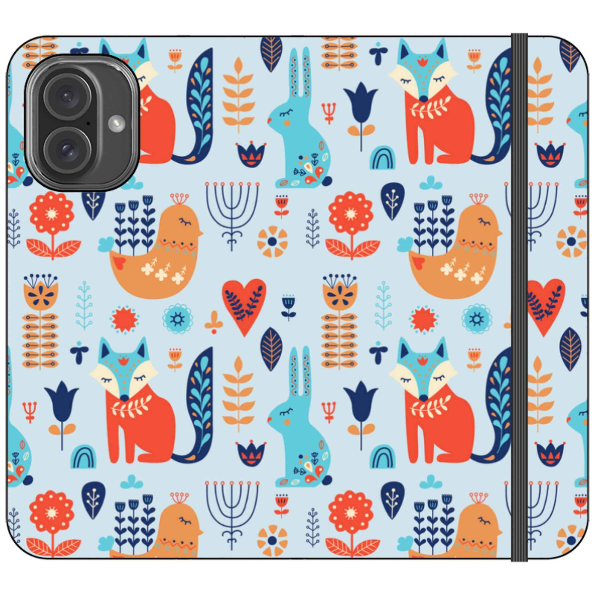 Nordic Ornament — iPhone 16 Plus Wallet Case — Finnaij