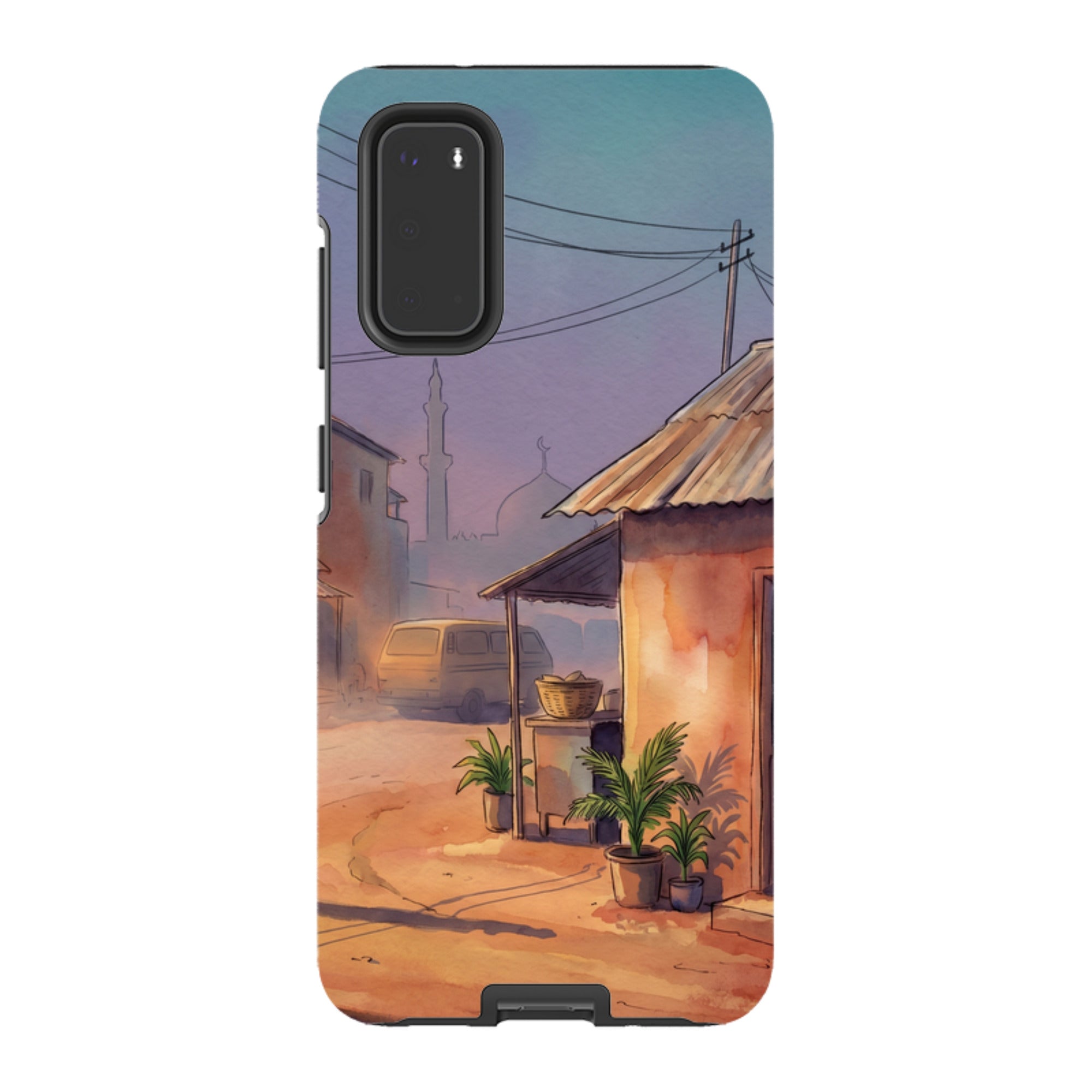 City Edge Quiet Street by Tobi Akinyemi - Samsung Tough Case