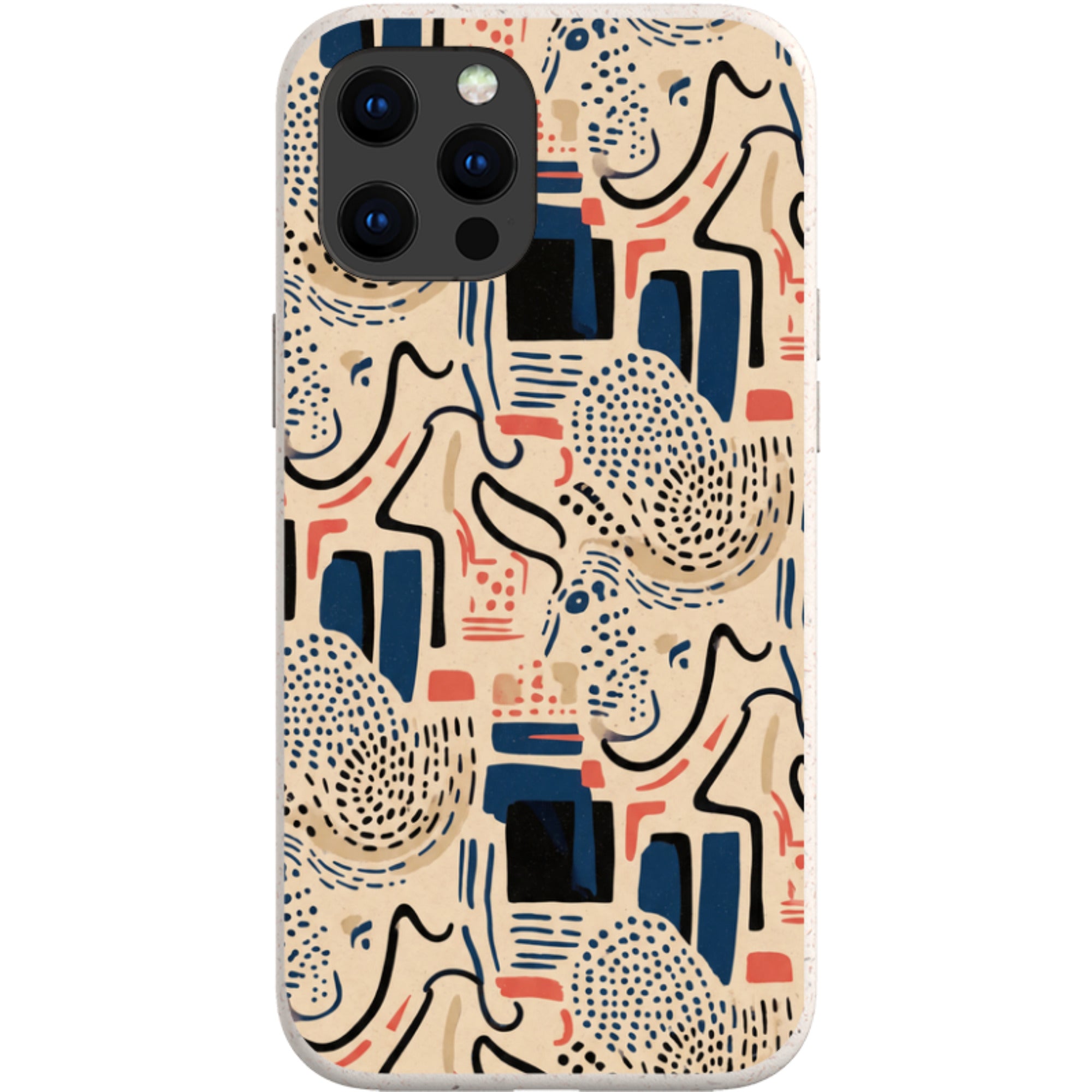 Sandstone Adire by Ada Okoye — iPhone 13 Pro Max iPhone Bio-degradable Case — Finnaij