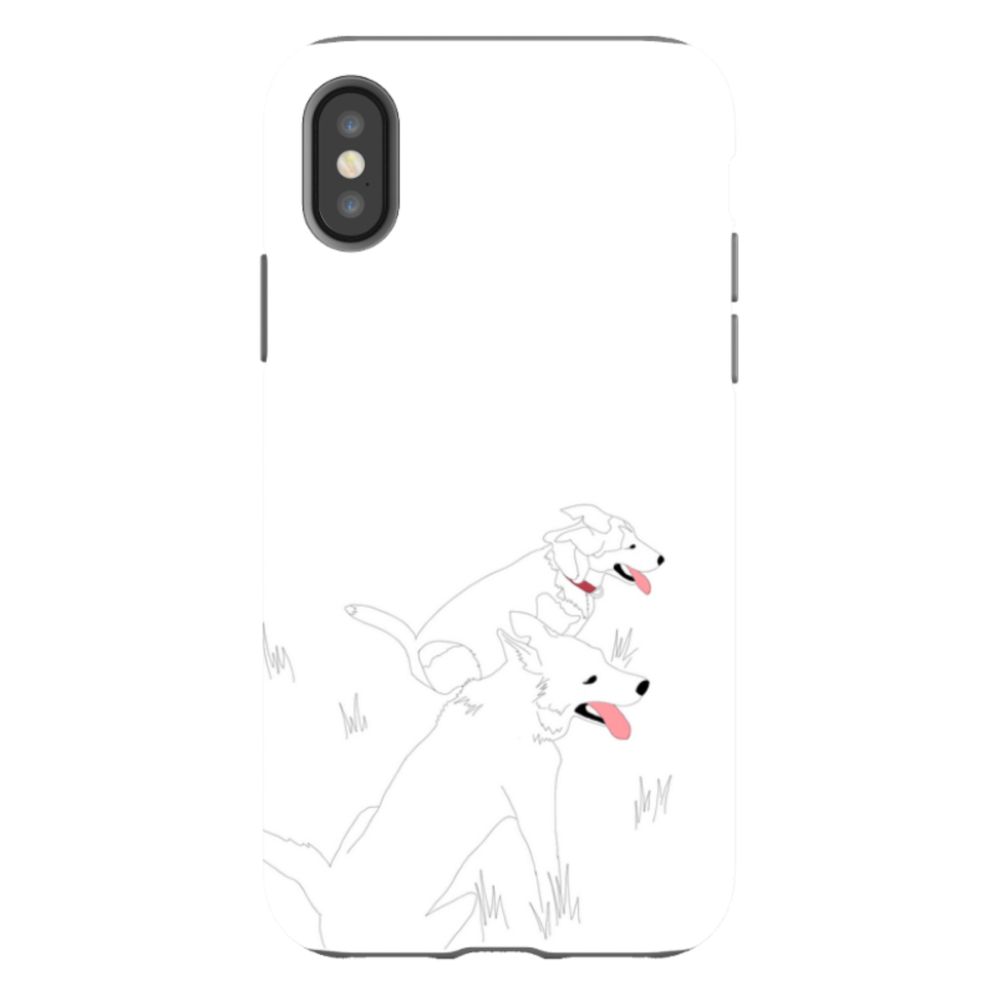Sunny and Kit Kat by Keagan Haight - iPhone Tough Case